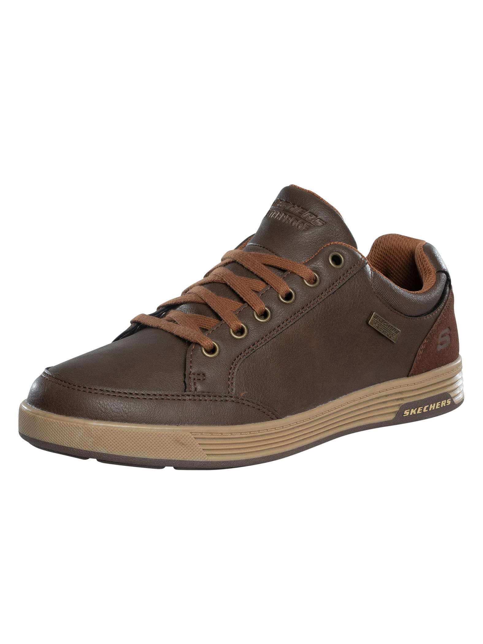 کتانی مردانه Skechers USA مدل Cavell Sparkman — سایز ۴۴ (EU)، رنگ قهوه‌ای شکلاتی