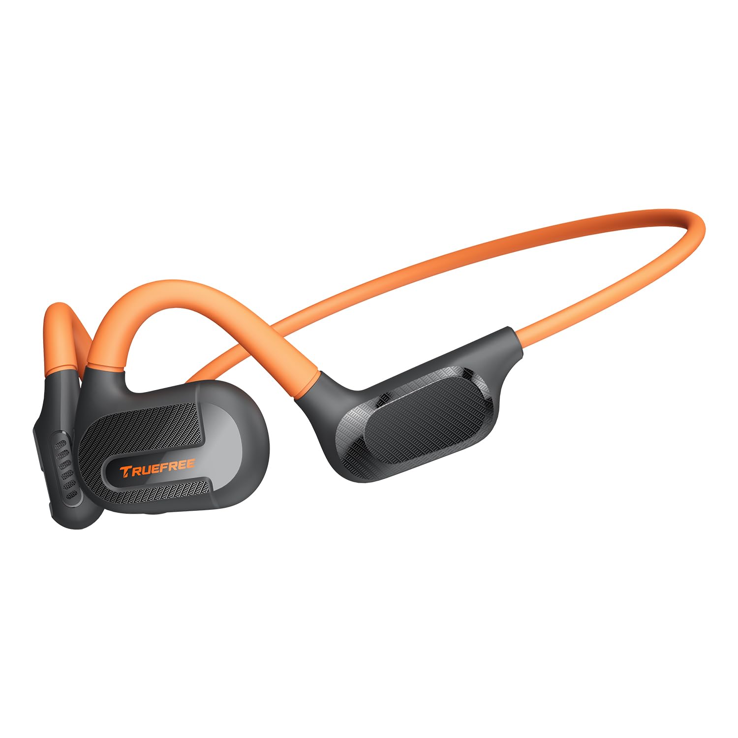 هدفون بی‌سیم TRUEFREE F2 Open-Ear، بلوتوث 5.3 با انتقال هوا برای ورزش، دو میکروفون برای تماس‌های واضح، 15 ساعت پخش موسیقی، باس بهبود یافته 16.2 میلیمتری، اتصال چند نقطه، کنترل اپلیکیشن رنگ مشکی