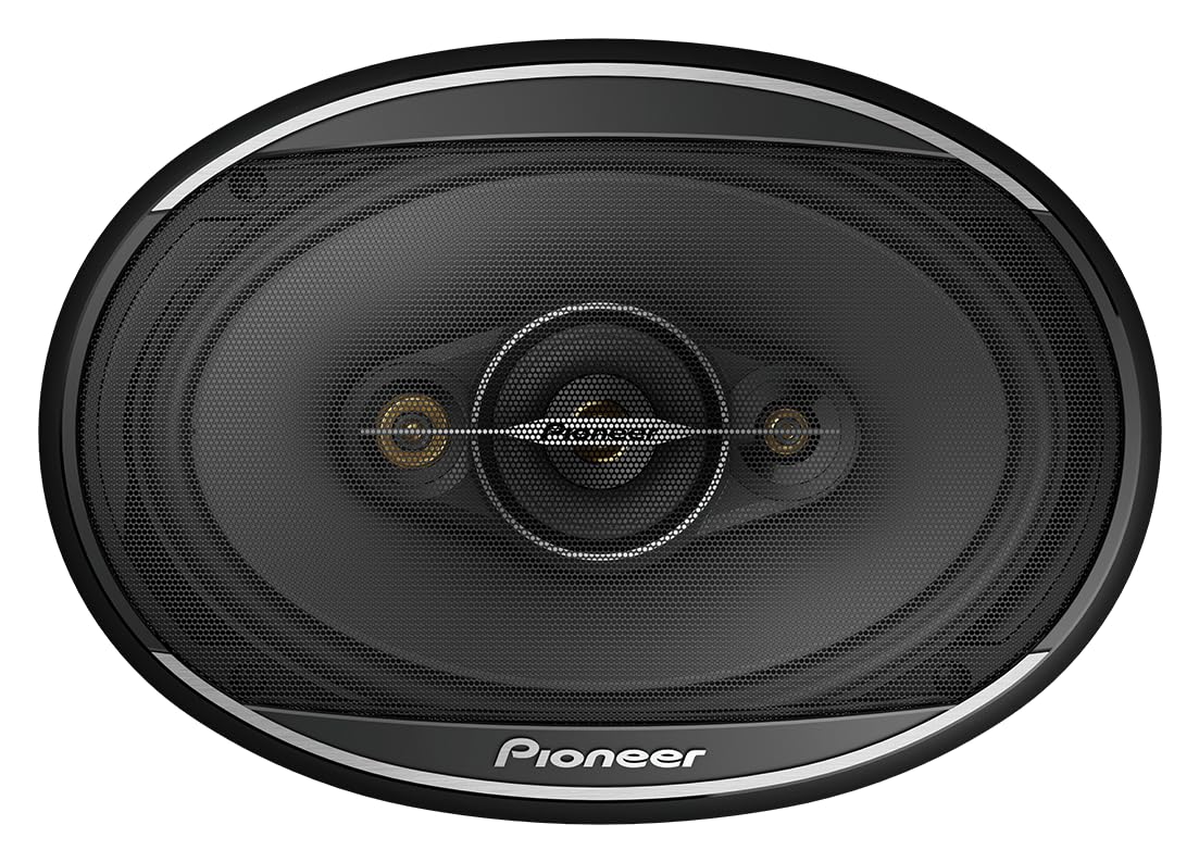 بلندگو 4-راهه Pioneer TS-A6968S با حداکثر توانایی 450 وات / 90 وات RMS ، ابعاد 9 اینچ در 6 اینچ ارتفاع ، رنگ مشکی