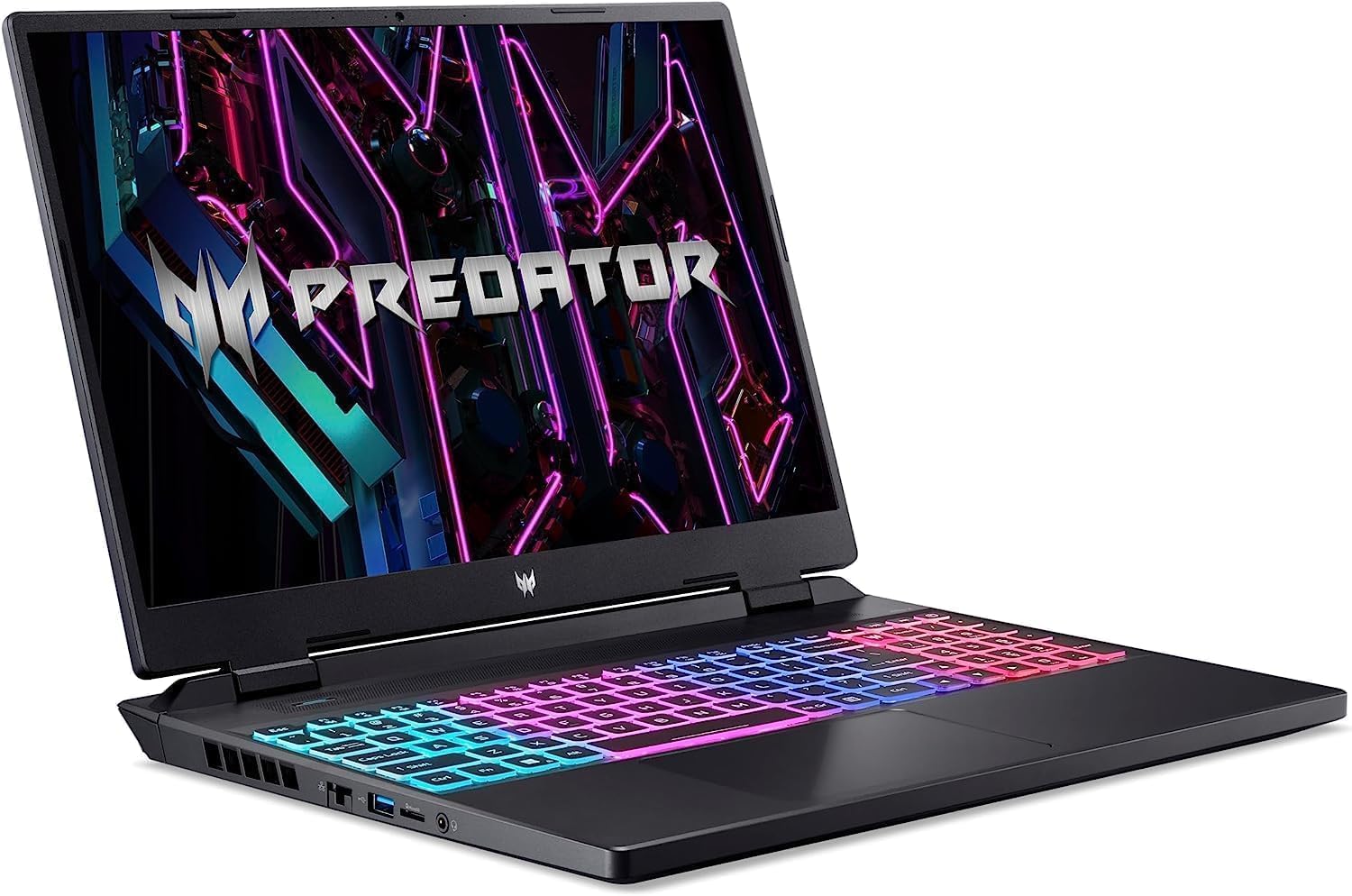 لپ تاپ دوربین بازی 16 اینچی Acer Predator Helios Neo نسل 13 اینتل 24 هسته ای i9 13900HX، 16 گیگابایت رم، 1 ترابایت حافظه داخلی SSD، 8 گیگابایت NVIDIA GeForce RTX 4060، 16 وات WQXGA 165 هرتز - ویندوز 11 هوم، مشکی (16 گیگابایت رم | 1 ترابایت SSD)