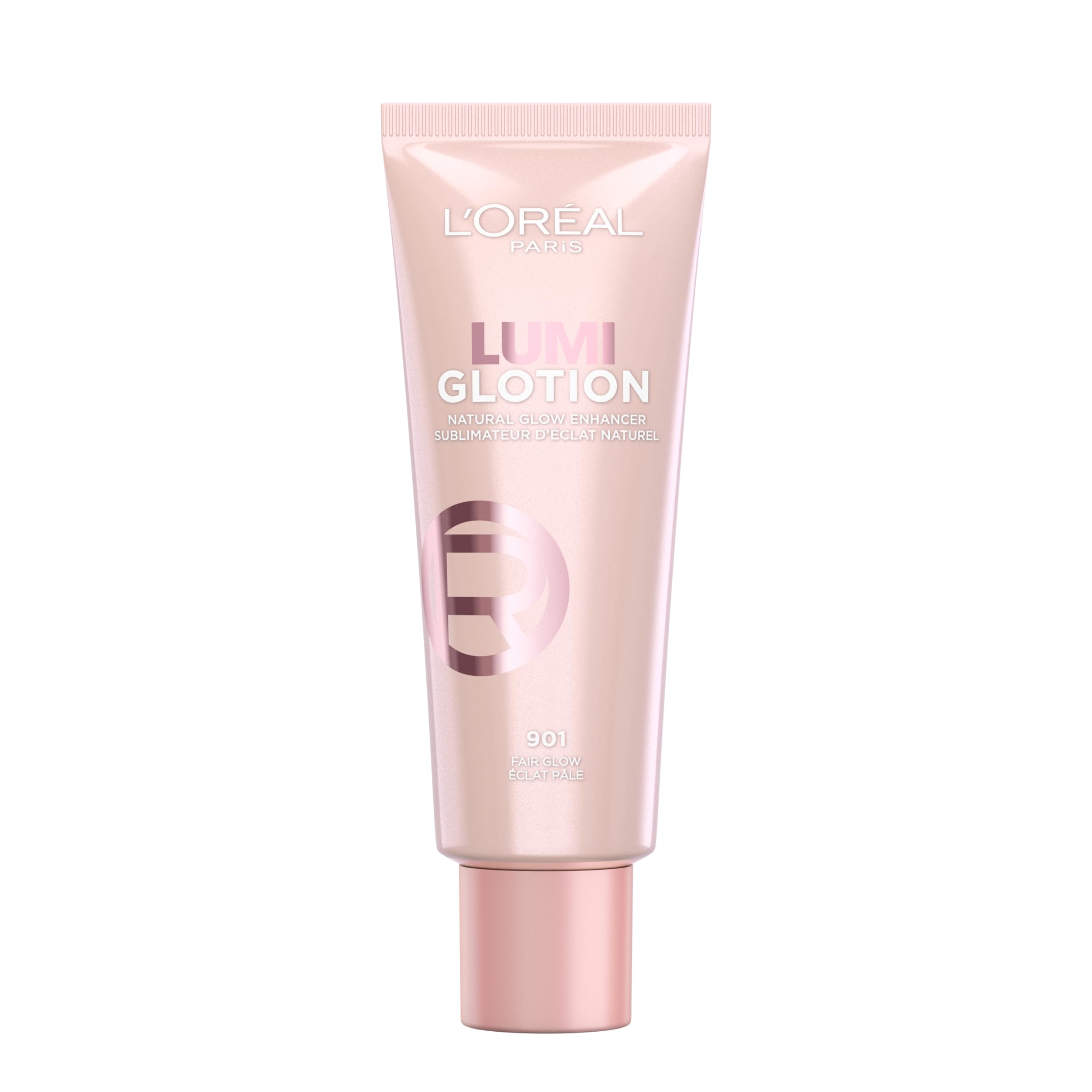 روشن کننده طبیعی پوست L'Oréal Paris Perfect Match Lumi Glotion با گلیسرین و کره شی باتر برای صورت و بدن، 40 میلی لیتر، رنگ 901 Fair Glow