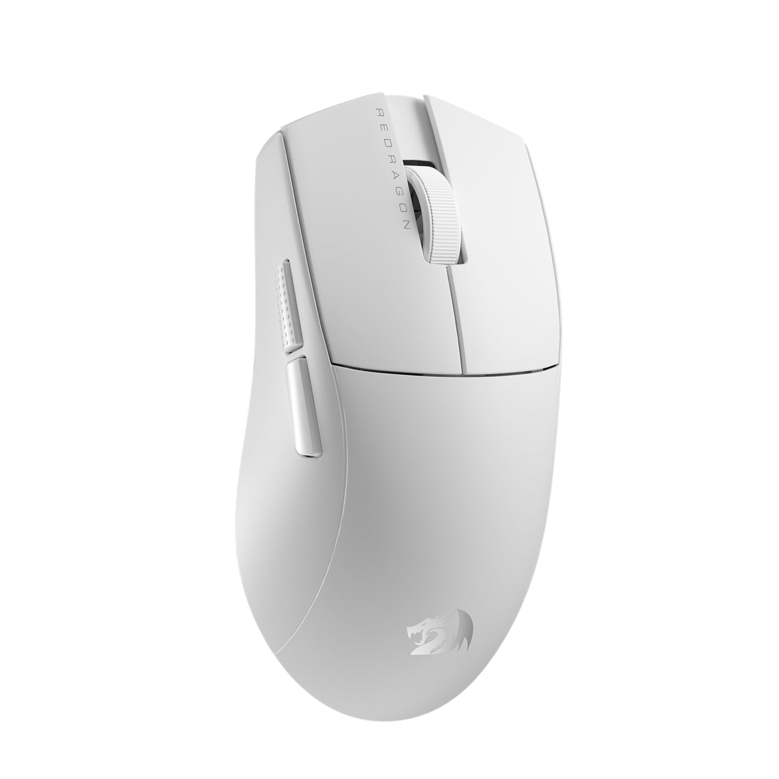 ماوس بازی بی‌سیم Redragon M916 PRO با 3 حالت، وزن فوق‌العاده سبک 49 گرمی، ماوس بازیکن با دقت 26K DPI دارای طراحی ارگونومیک و دسته‌ی طبیعی، دارای دکمه‌های قابل برنامه‌ریزی کامل، نرم‌افزاری که از تنظیمات دلخواه کلیدها و DPI با فرکانس 1 کیلوهرتز سفید پشتیبانی می‌کند