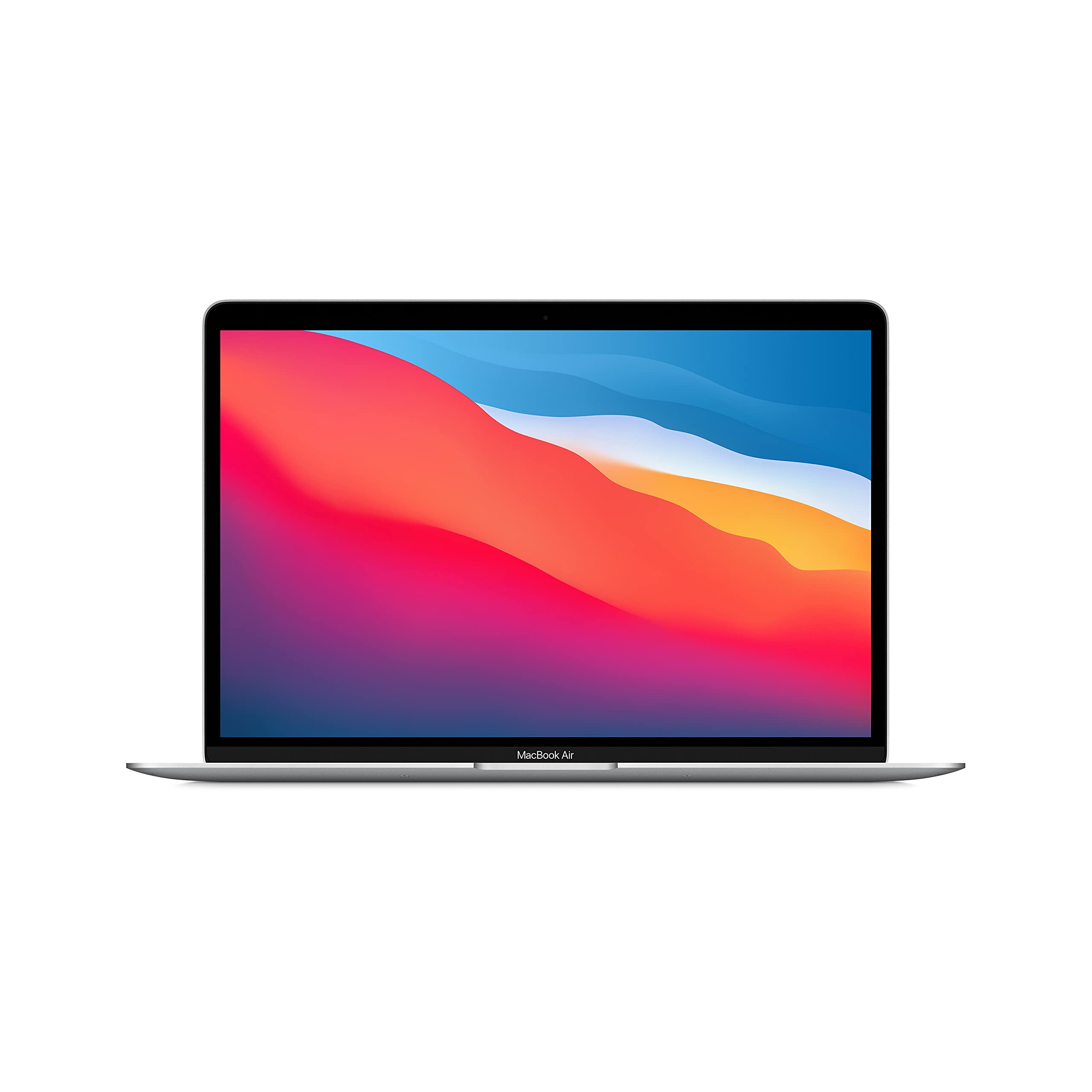 لپ تاپ اپل (در حال بازسازی) MacBook Air سال 2020: چیپ M1، صفحه نمایش Retina 13 اینچ، 8 گیگابایت رم، حافظه داخلی 512 گیگابایت SSD، صفحه کلید با نور پس زمینه، دوربین HD FaceTime، اثر انگشت. سازگار با آیفون/آیپد؛ رنگ نقره ای؛ زبان انگلیسی