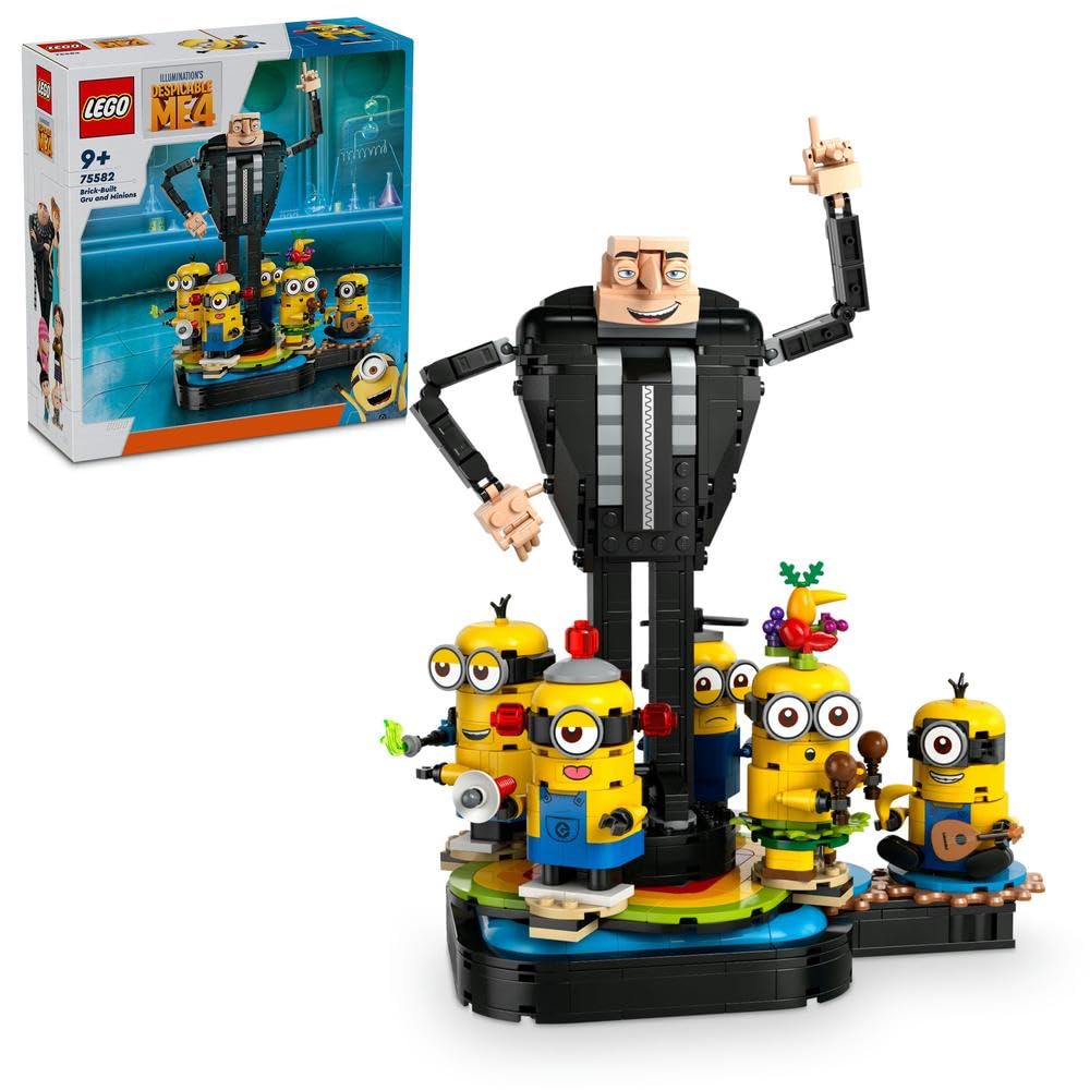 LEGO مینیون ها و گرو ساخت هرزگ، اسباب بازی فیلم برای کودکان، دختران و پسران 9 سال به بالا، مجموعه افراد برای بازی مستقل، ایده هدیه تولد 75582