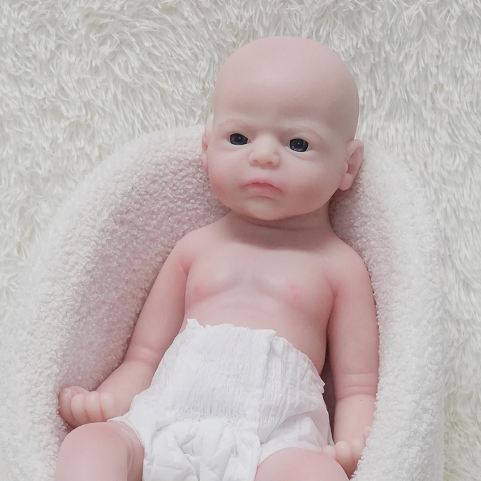 عروسک کودک نوزاد Cazoxdoll سایز 20 اینچ - عروسک نوزاد با مواد سیلیکونی کامل، با طراوت واقعی، هدیه ایده‌آل برای کریسمس و تولد دختران 6+ ساله