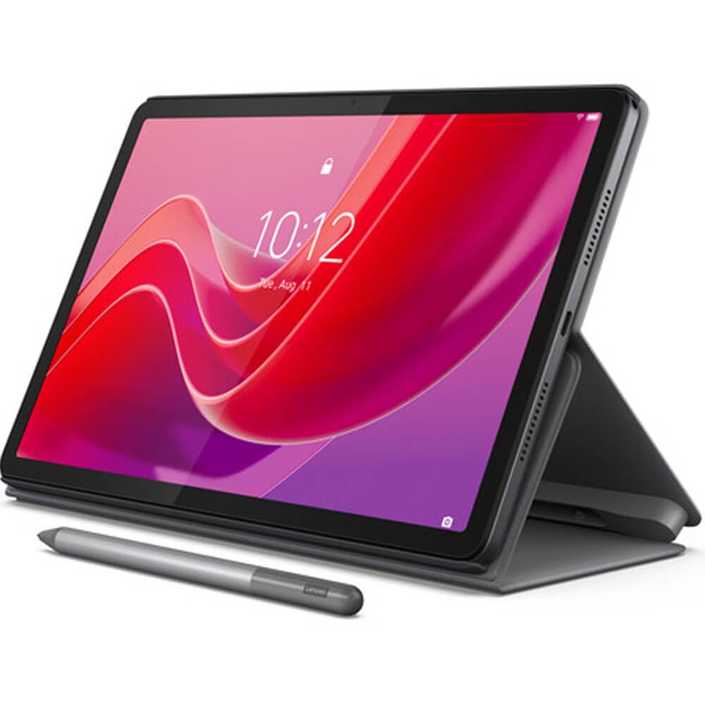 لنوو تب M11-2024 - عمر باتری طولانی - نمایشگر FHD 11 اینچ - دوربین 13 مگاپیکسل - حافظه 4 گیگابایت - ذخیره‌سازی 128 گیگابایت - اندروید 13 - دلبی آتموس - قلم و کاور فولیو ارسال شده