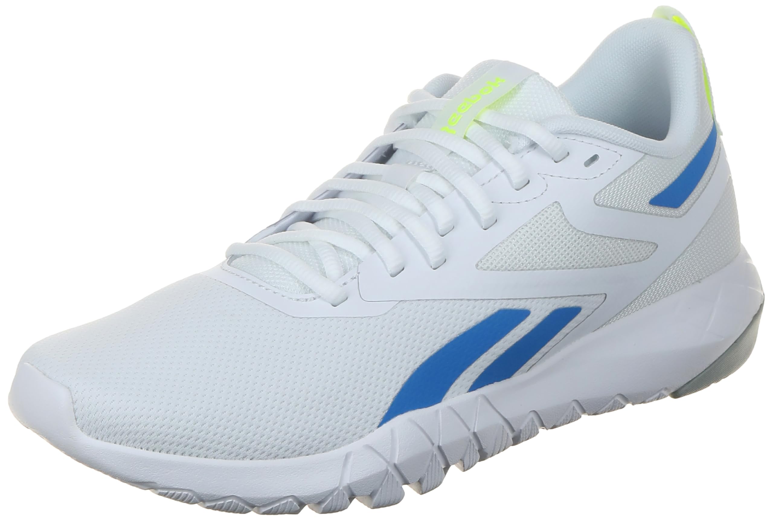 کفش مردانه Reebok Flexagon Force 4 سایز ۴۳ اروپا رنگ سفید/آبی کینتیک/سبز دیجیتال
