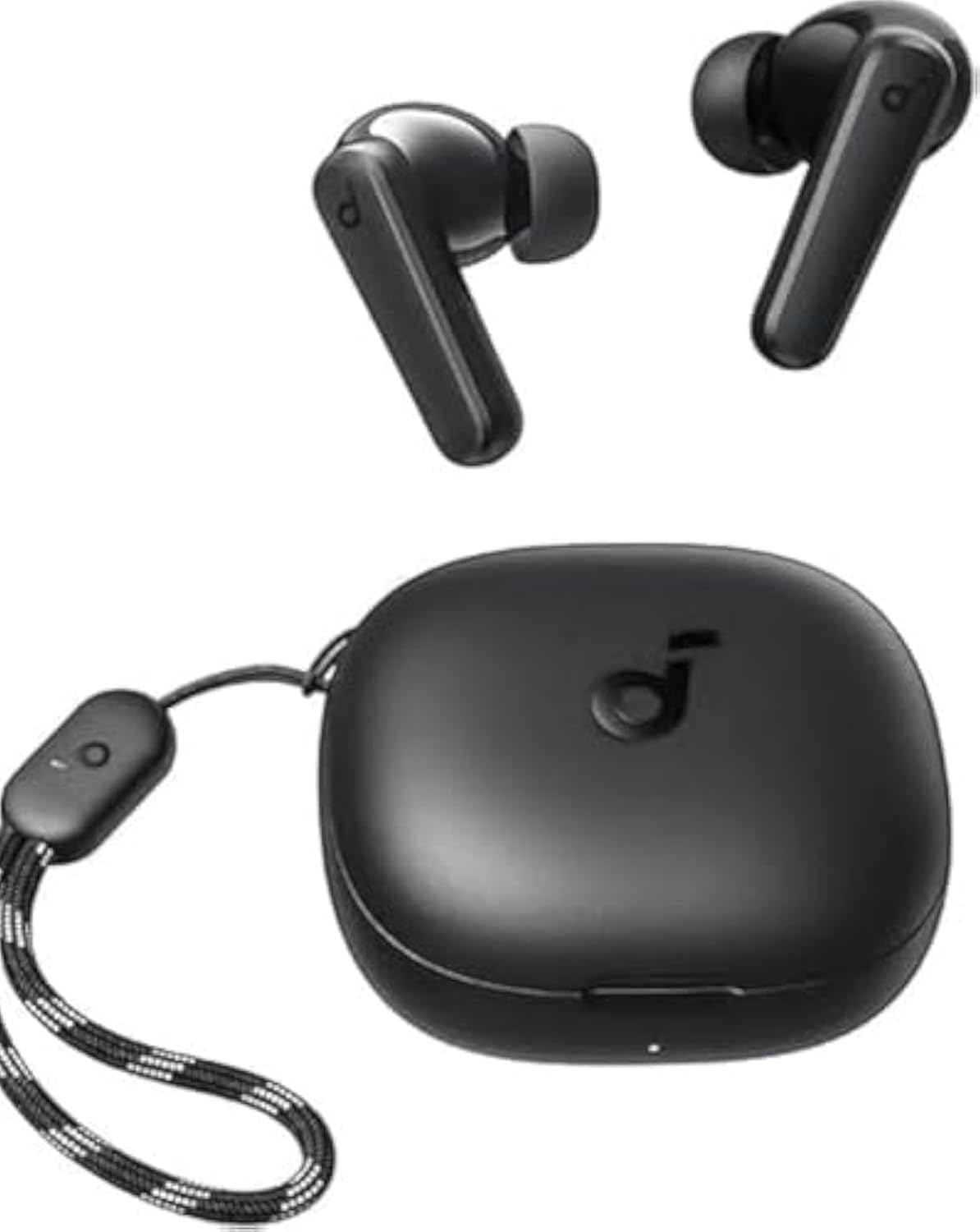 ROVSKI گوشی‌های بی‌سیم واقعی A.n.k.e.r Soundcore R50i، راننده 10 میلی متر، تماس‌های بهبود یافته با هوش مصنوعی از طریق 2 میکروفون داخلی، تنظیمات EQS 22 پیش‌تنظیم، زمان پخش 10 ساعته، کنترل‌های سفارشی، ضدآب IPX5، مشکی اصل