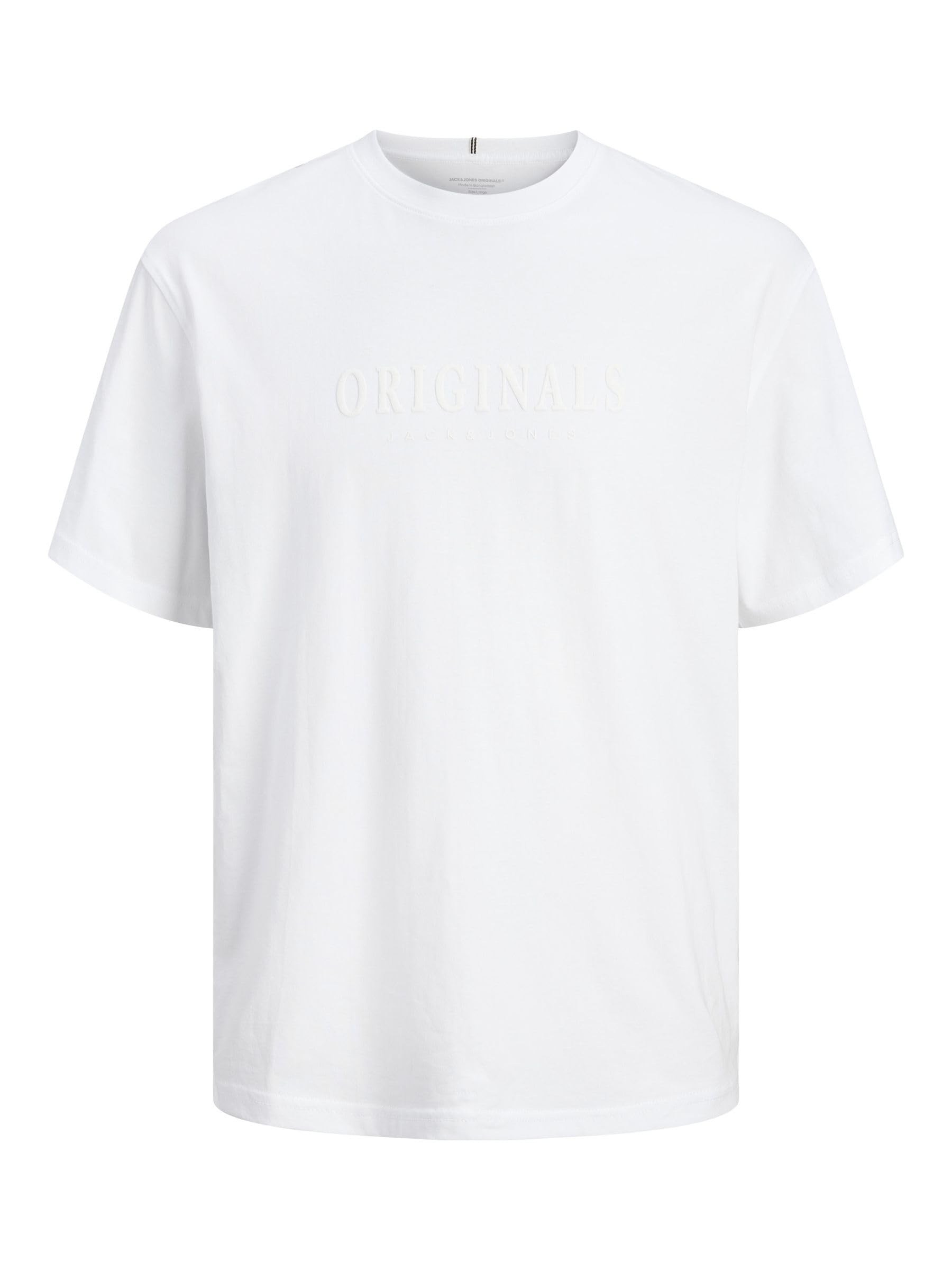 مردانه Jack & Jones Men Jorfrederiksberg Tee Ss Crew Neck Noos تی‌شرت ام bright white