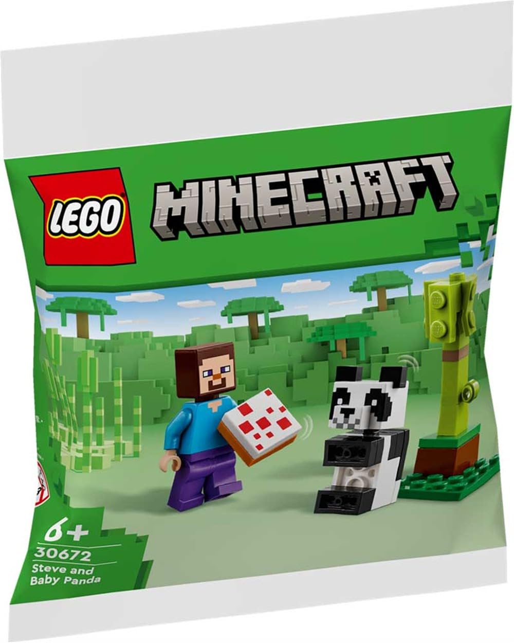 لگو ۳۰۶۷۲ استیو و پاندا کوچک - جدید.