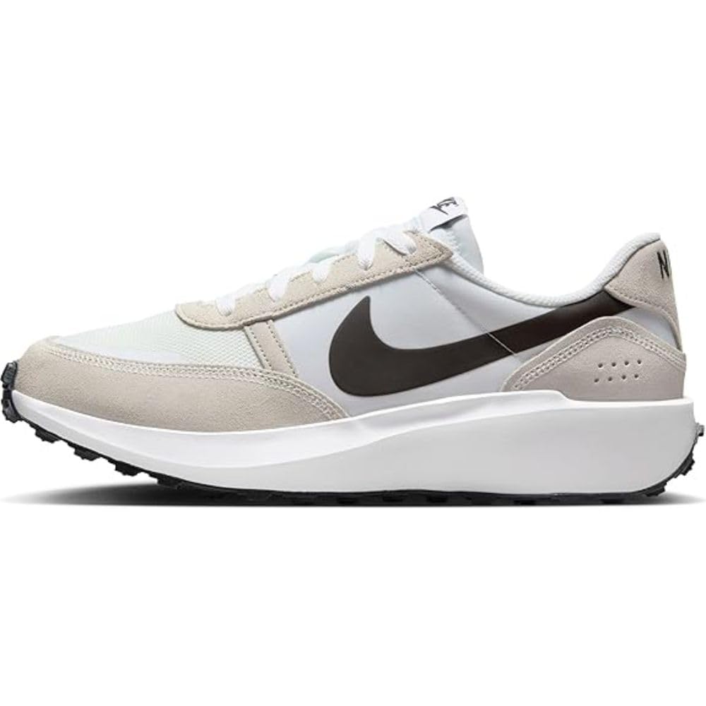 Nike WAFFLE DEBUT REFRESH — کفش بنددار مردانه، سایز 42 EU، سفید/مشکی - فانتوم - سفید سامیت