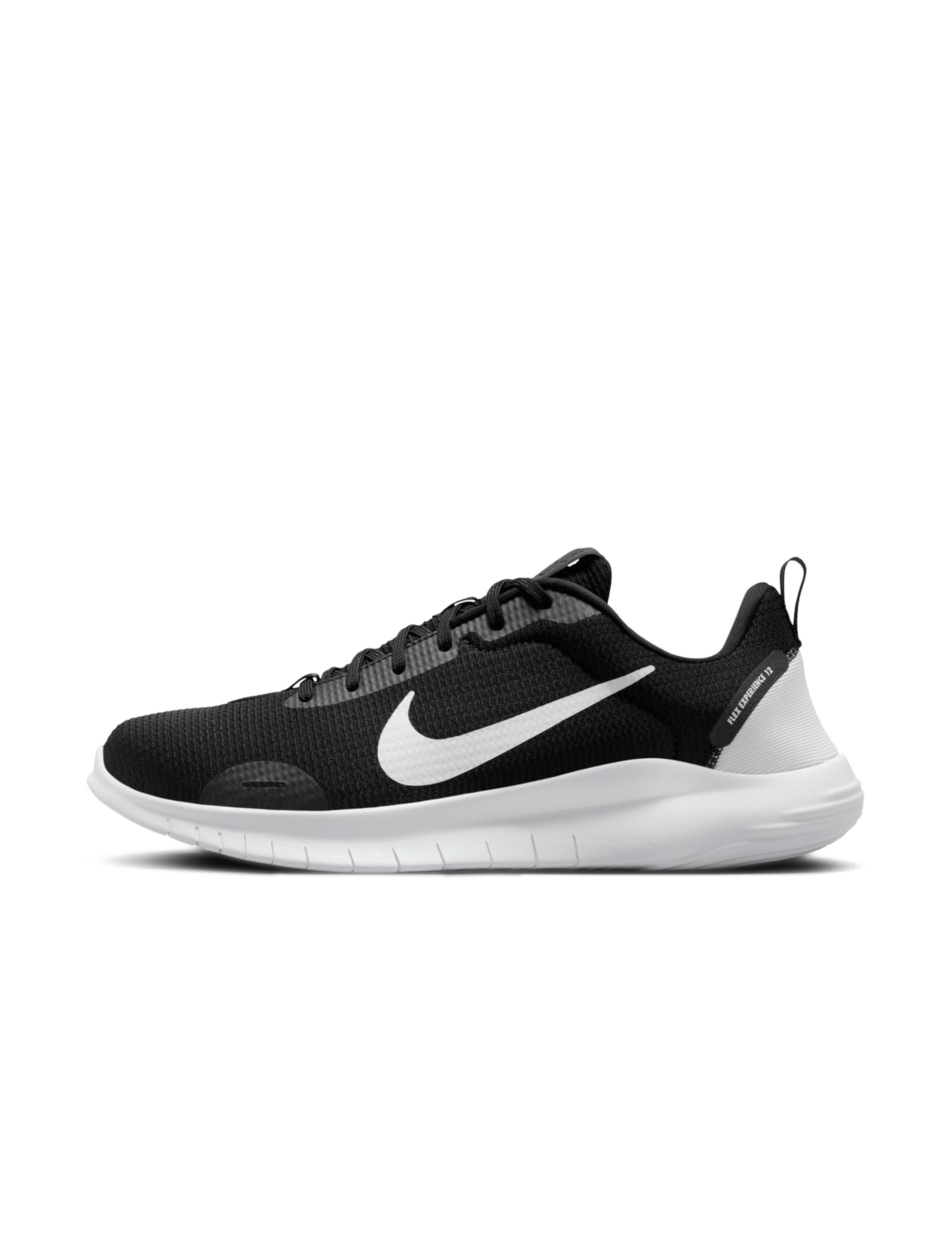 کفش مردانه دویدنی Nike Flex Experience Rn 12 سایز 45 یورو، رنگ مشکی/سفید-خاکستری تیره