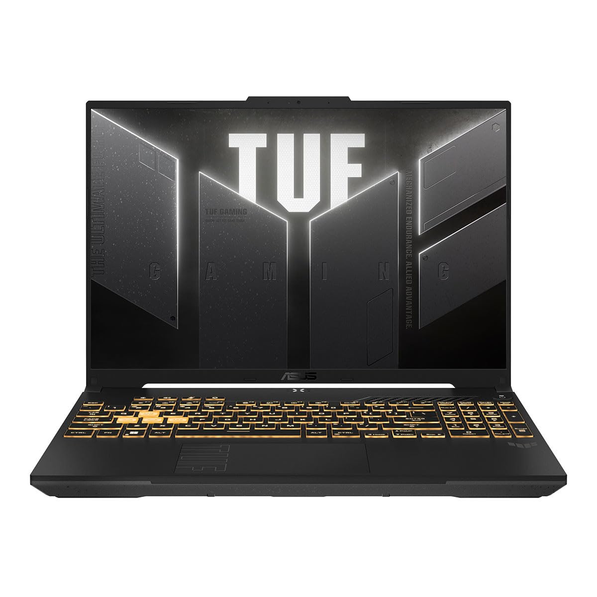 لپ تاپ بازی ASUS TUF Gaming F16، صفحه نمایش 16 اینچی FHD+ 165Hz 16:10، Intel® Core™ i7-13650HX، NVIDIA® GeForce RTX™ 4060، 16GB DDR5، 512GB PCIe Gen4 SSD، Wi-Fi 6، ویندوز 11، FX607JV-ES73