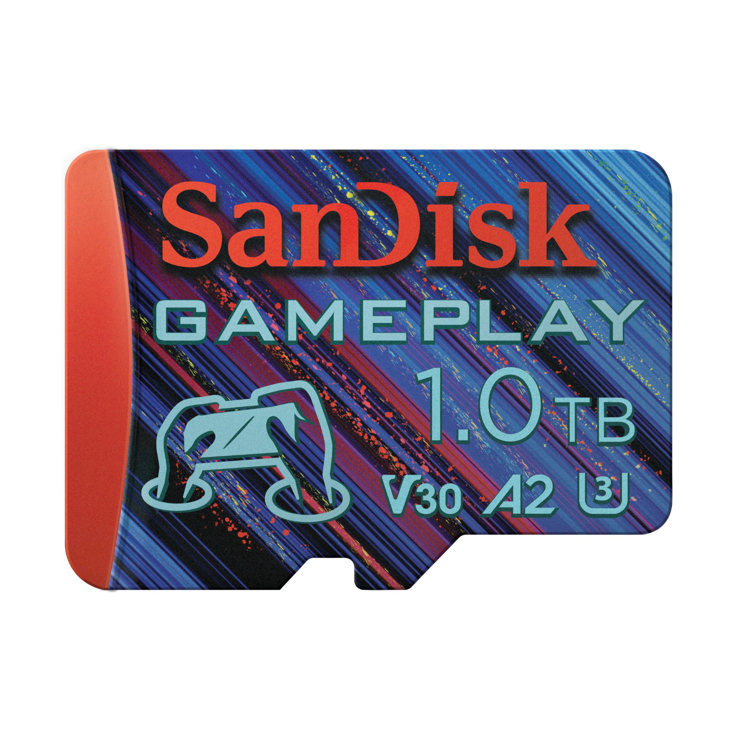 کارت حافظه SanDisk 1TB GamePlay microSDXC برای بازی‌های موبایل / دستی با سرعت خواندن تا 190 مگابایت بر ثانیه 1 ترابایت