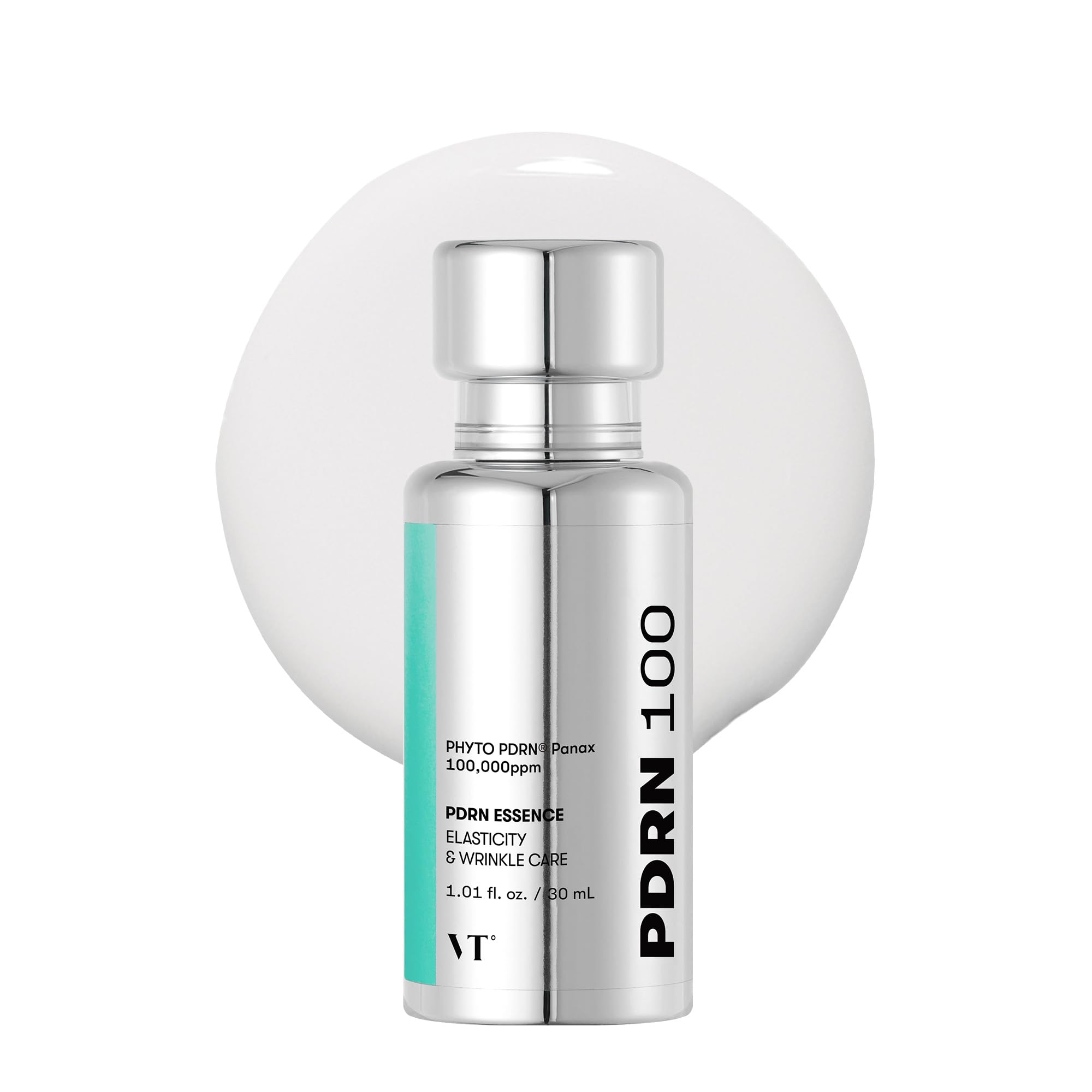 سرم پی دی آر ان 100 کاهش VT COSMETICS، جلوه طبیعی سرمای گینسنگ کره ای، مراقبت از پوست کره ای 1.01 اونس.