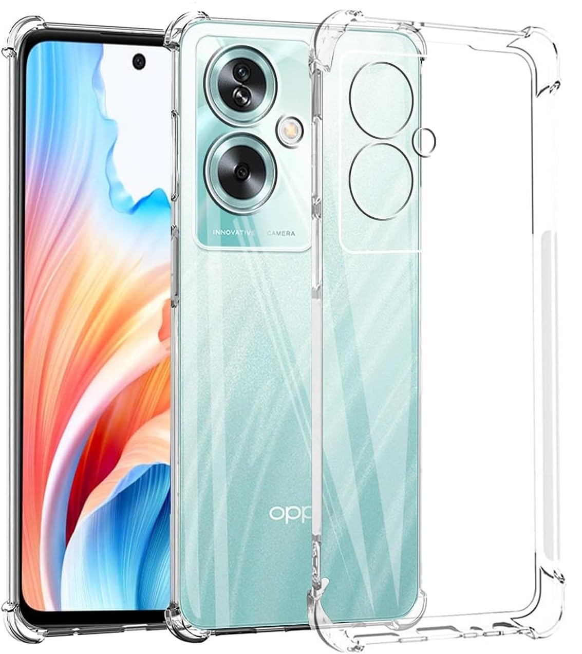 محافظ گوشی زوبیتک OPPO A79 5G نرم TPU سیلیکونی سبک وزن محافظ ضدضربه طراحی شده برای OPPO A79 (شفاف)