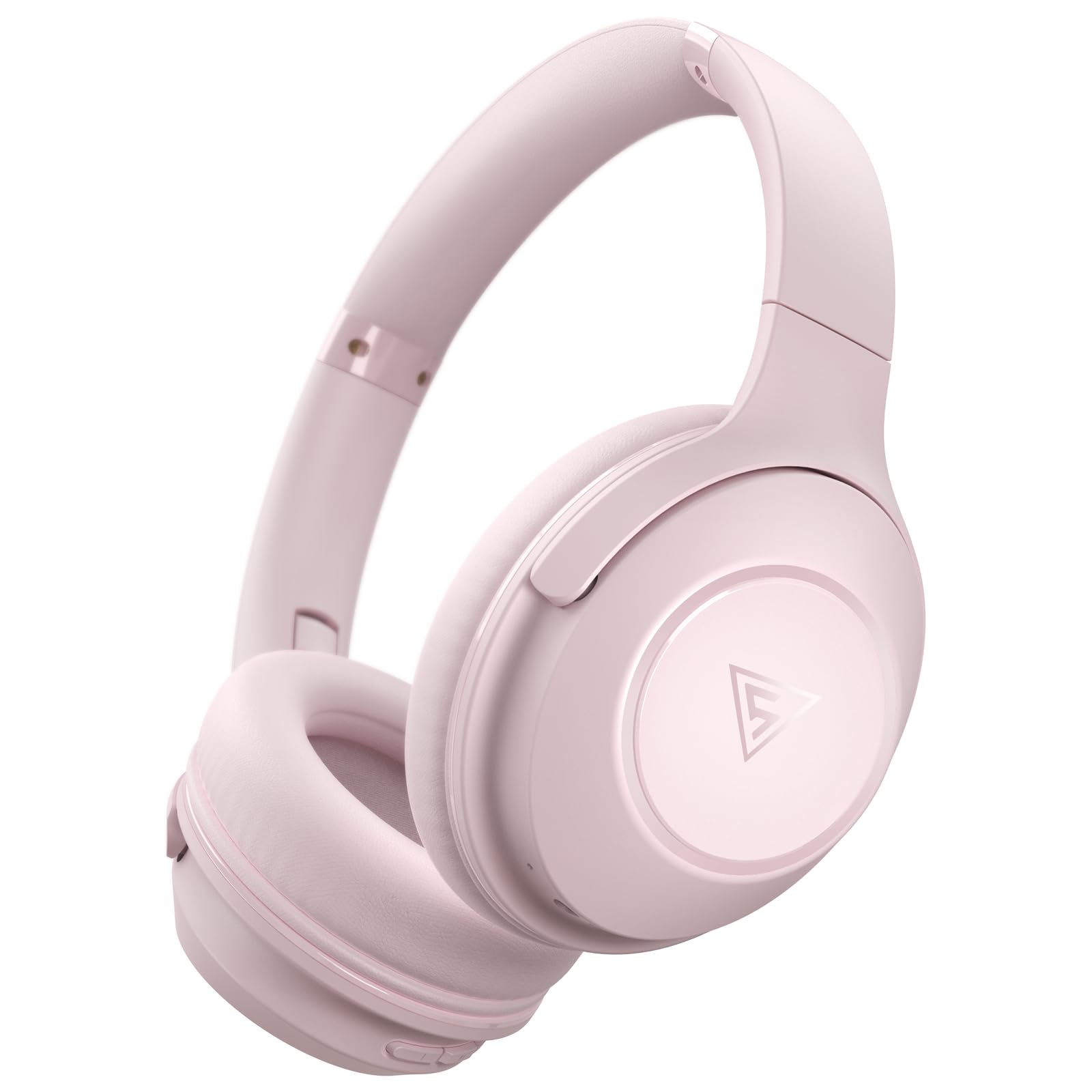 هدفون Over Ear DOQAUS ، هدفون بلوتوث با 3 حالت EQ ، زمان پخش 70 ساعته ، هدفون بی‌سیم های فای استریویی Hi-Fi قابل تاشو ، هدفون‌های بلوتوثی راحت با میکروفون داخلی برای تلفن /کامپیوتر شخصی /تلوزیون (صورتی)
