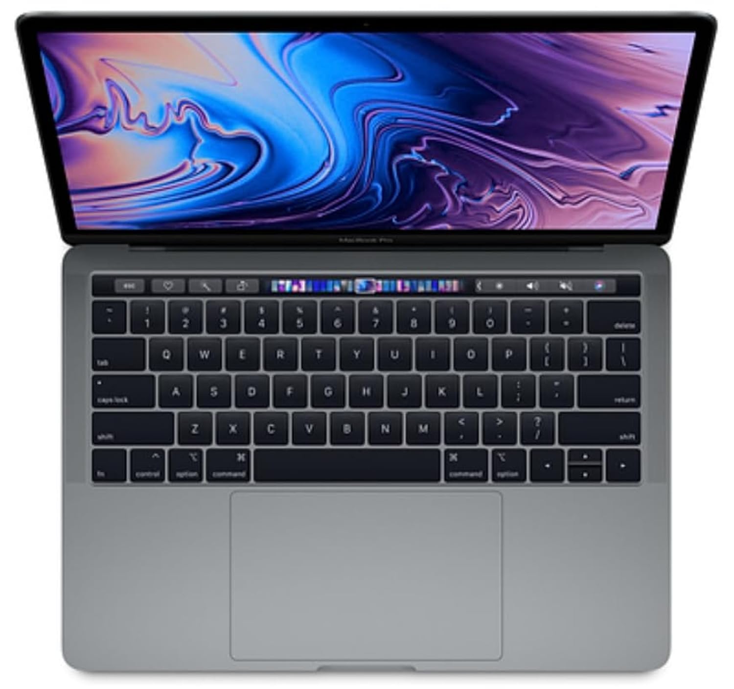 لپ تاپ Macbook Pro A1989 (2018) با نمایش 13.3 اینچی، پردازنده Intel Core i5 نسل 8 با 16GB RAM و 250GB SSD و گرافیک 1.5GB Intel Iris Plus، انگلیسی (Space Grey) (تجدید نظر شده)