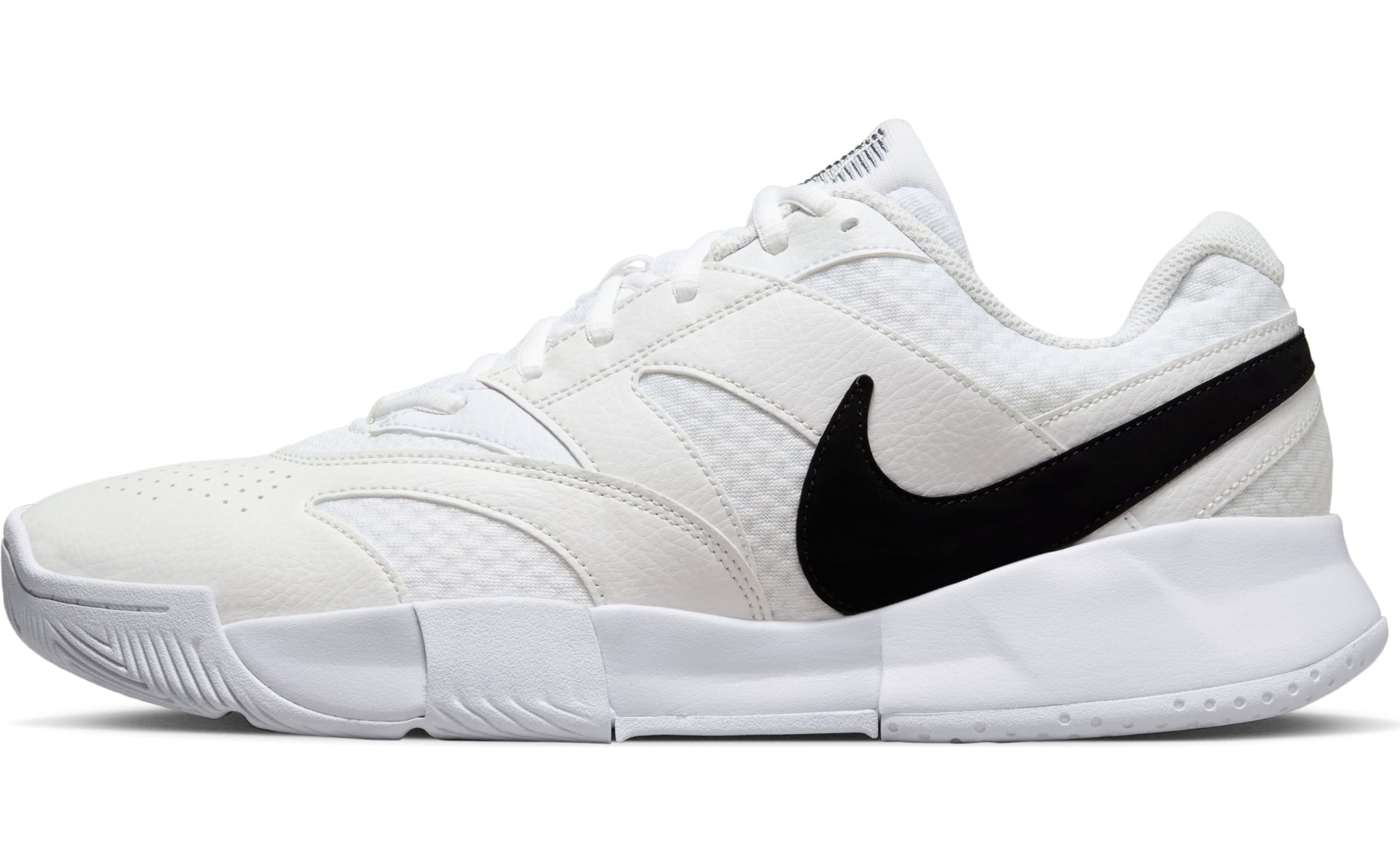 کفش تنیس مردانه Nike Court Lite 4 مدل مردانه سایز ۴۱ اروپا رنگ سفید/سیاه-سفید قله