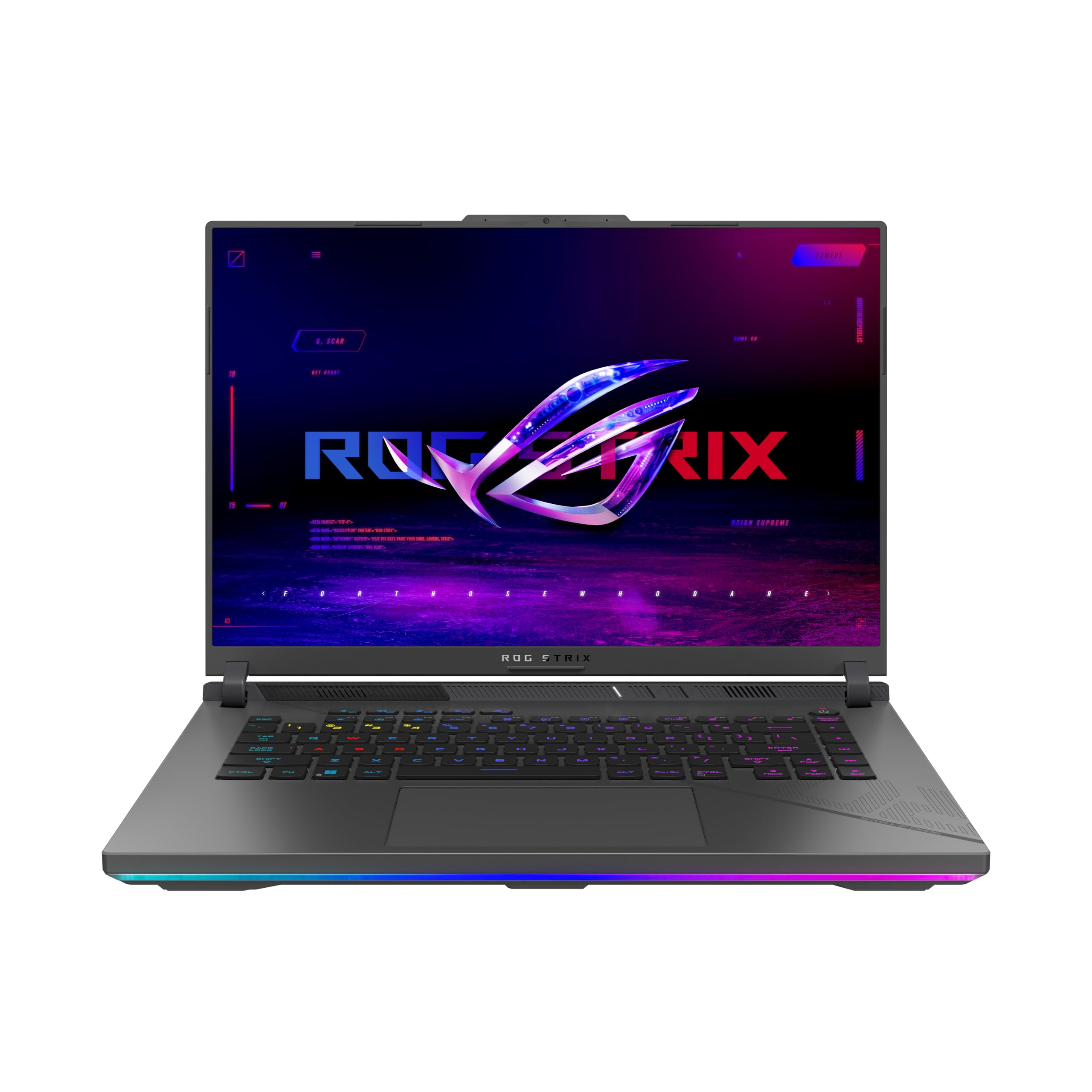 ASUS ROG STRIX G16 G614JU Core i7-13650HX / 16GB DDR5 / 1TB SSD / RTX 4050 6GB / 16” FHD WUXGA / ویندوز ۱۱ هوم / رنگ خاکستری ۱سی