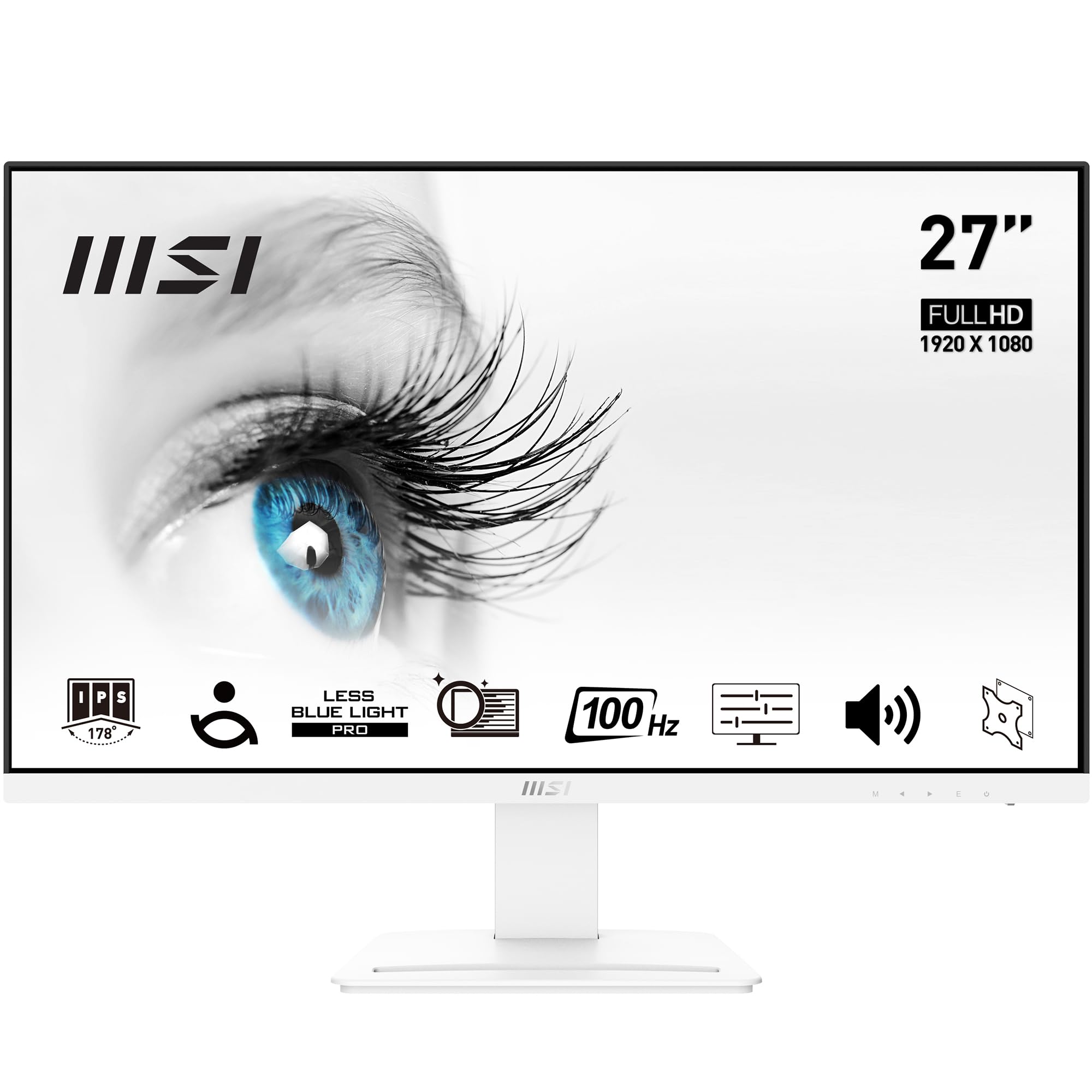 MSI PRO MP273AWDE monitor - LED backlight