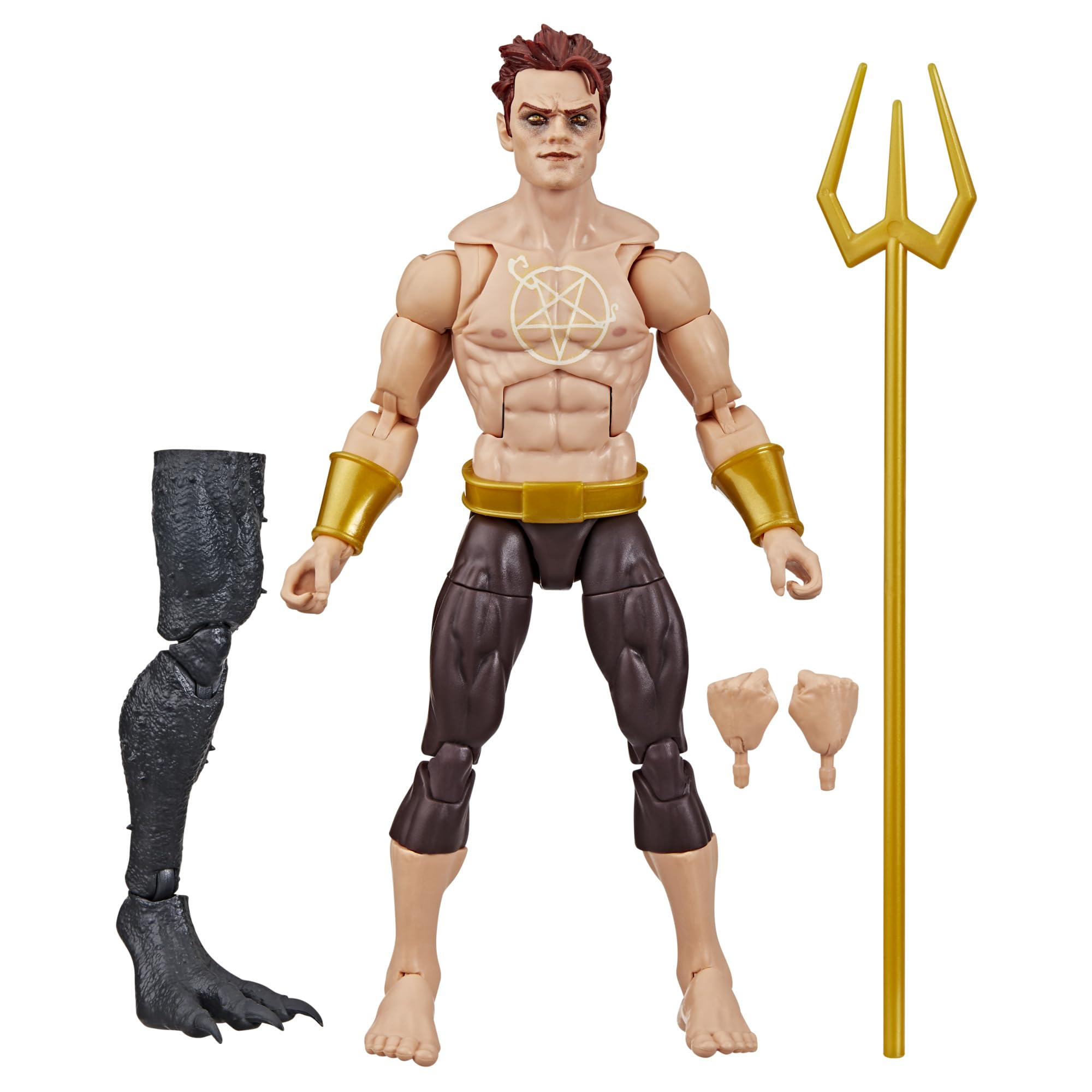 مجموعه افسانه‌های عجیب Marvel Legends سری Strange Tales Daimon Hellstrom، اندازه 6 اینچی، نمایشی کمیک های جمع‌آوری‌پذیر شماره‌ی فوق‌العاده اکشن انجامشده