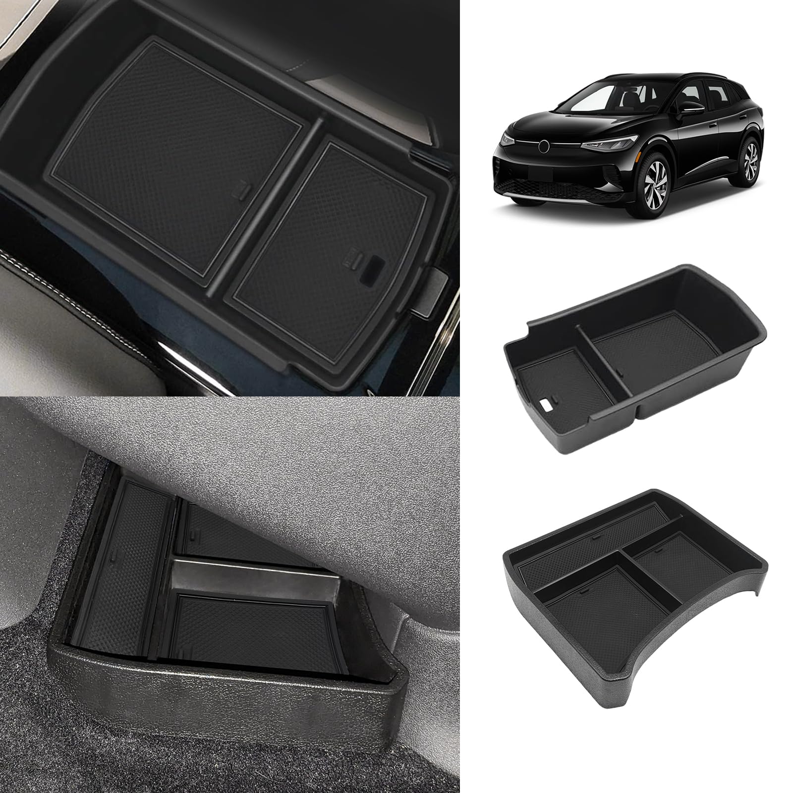 محصولات بعدازظهر برای VW ID.4 مدل 2023 2024، گاری انتخاب شد و همچنین مجموعه 2 تایی سازمان‌دهنده صفحه کنسول و سینی پایین داخلی دارای سبد حمل‌ونقل مناسب برای Volkswagen ID.4 مدل 2023 2024 می‌باشد (Console+Lower). ست سینی سفید و مشکی برای سهل‌الوصولی در مدل 2023 و بعدازظهر تولید شده است.