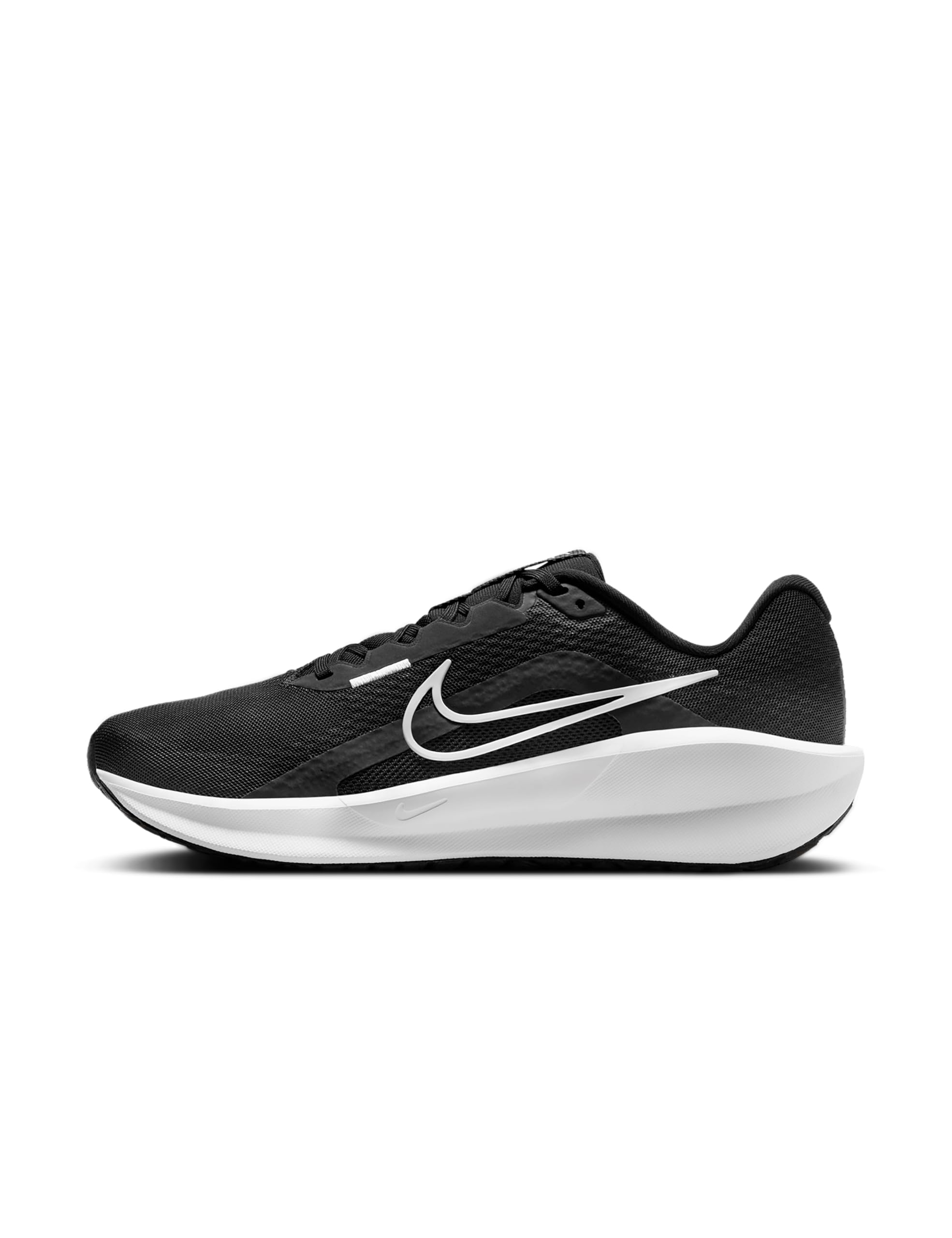 کفش مردانه Nike Downshifter 13 با بند شانه‌ای - سایز 39 - رنگ مشکی/سفید/خاکستری تیره