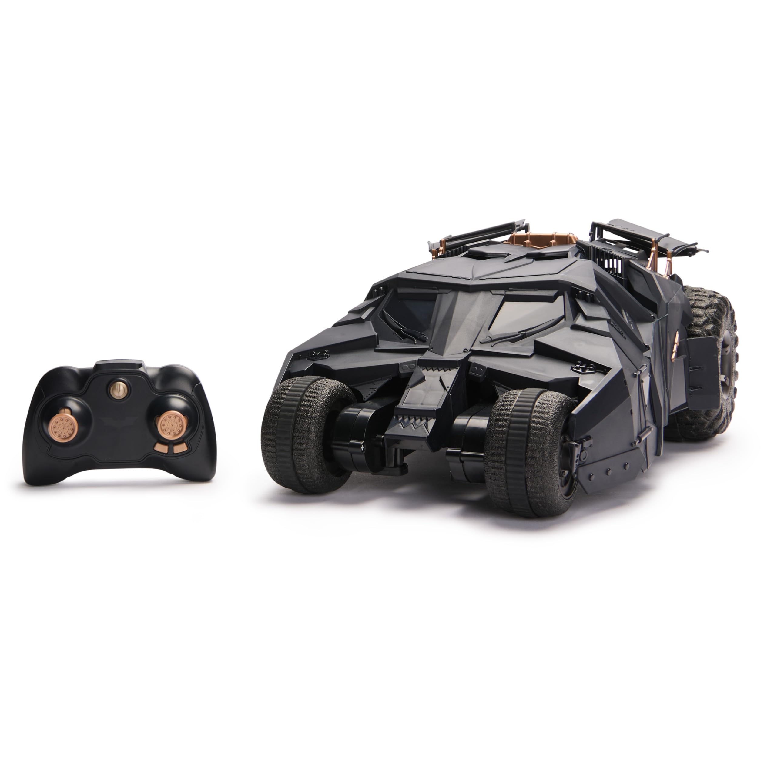 خودرو اسباب بازی رسمی بتمن، موسسه Batmobile Tumbler RC، مقیاس 1:15، نسخه 85 سالگی محدود تریلوژی شوالیه تاریک رسمی، وسیله جمع‌آوری شده بتمن برای کودکان پسر و دختر بالغ 4 سال به بالا