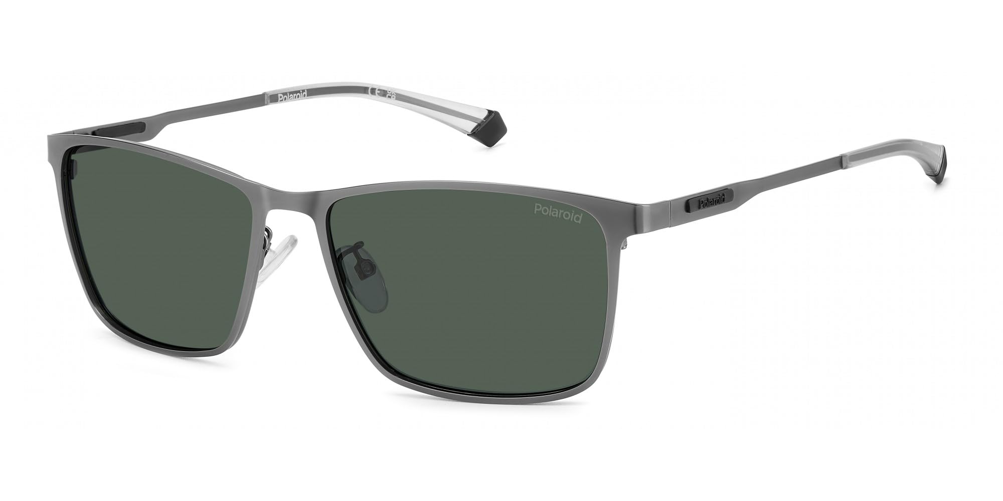 عینک آفتابی مردانه Polaroid مدل PLD 2159/G/S/X با سایز 58، رنگ MATTE DARK RUTHENIUM