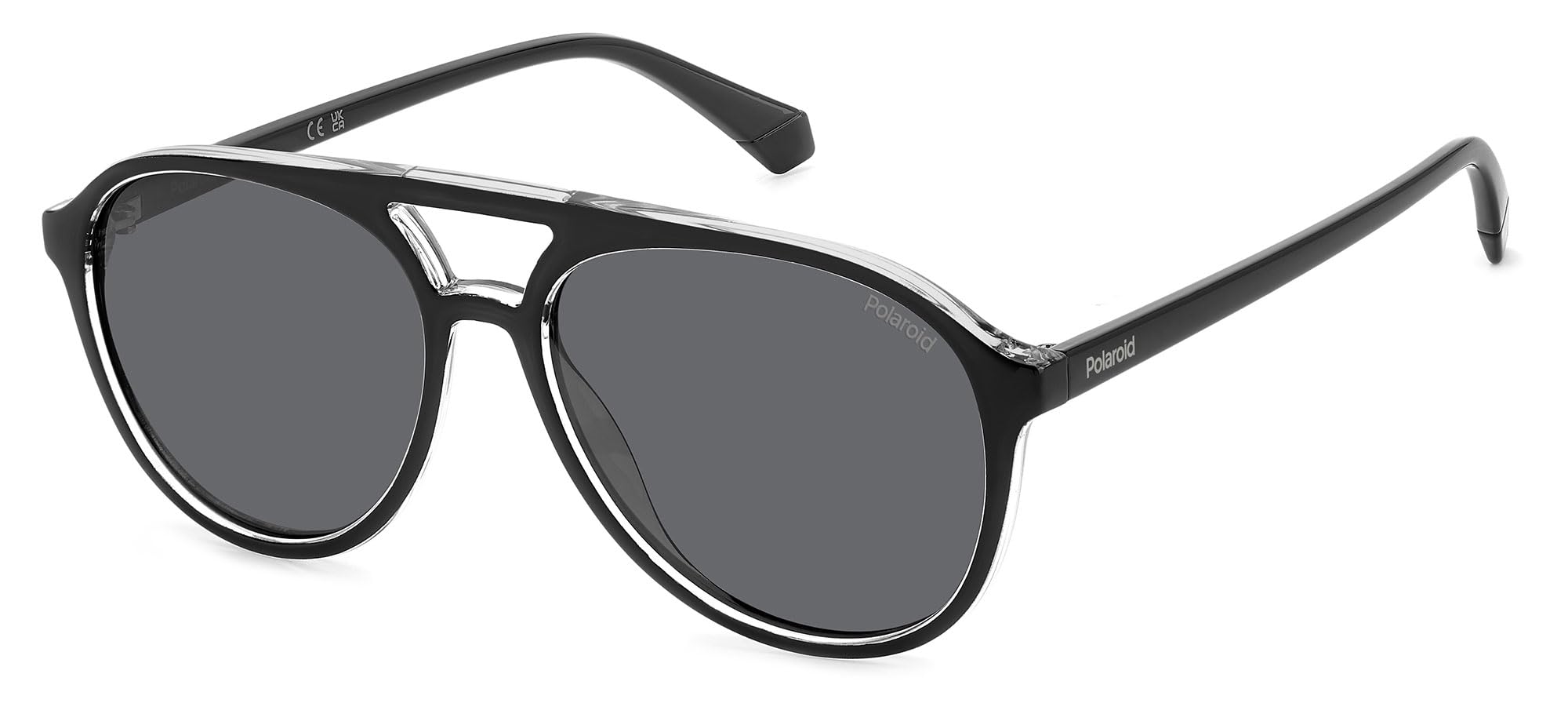 عینک آفتابی POLAROID مدل PLD 4162/S Unisex 56 سیاه کریستال
