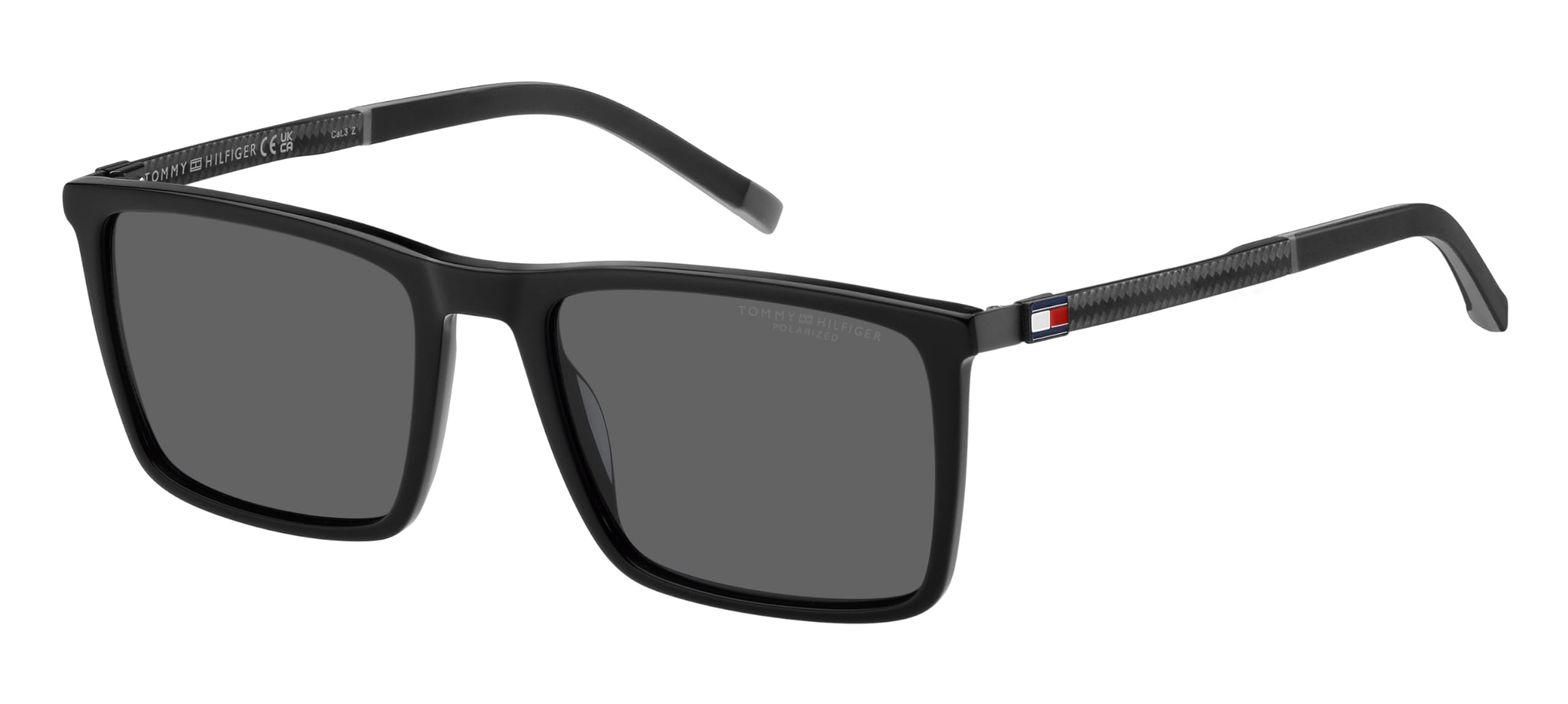 عینک آفتابی TOMMY HILFIGER TH 2077/S مدل مردانه با رنگ مشکی و سایز 55/19/145