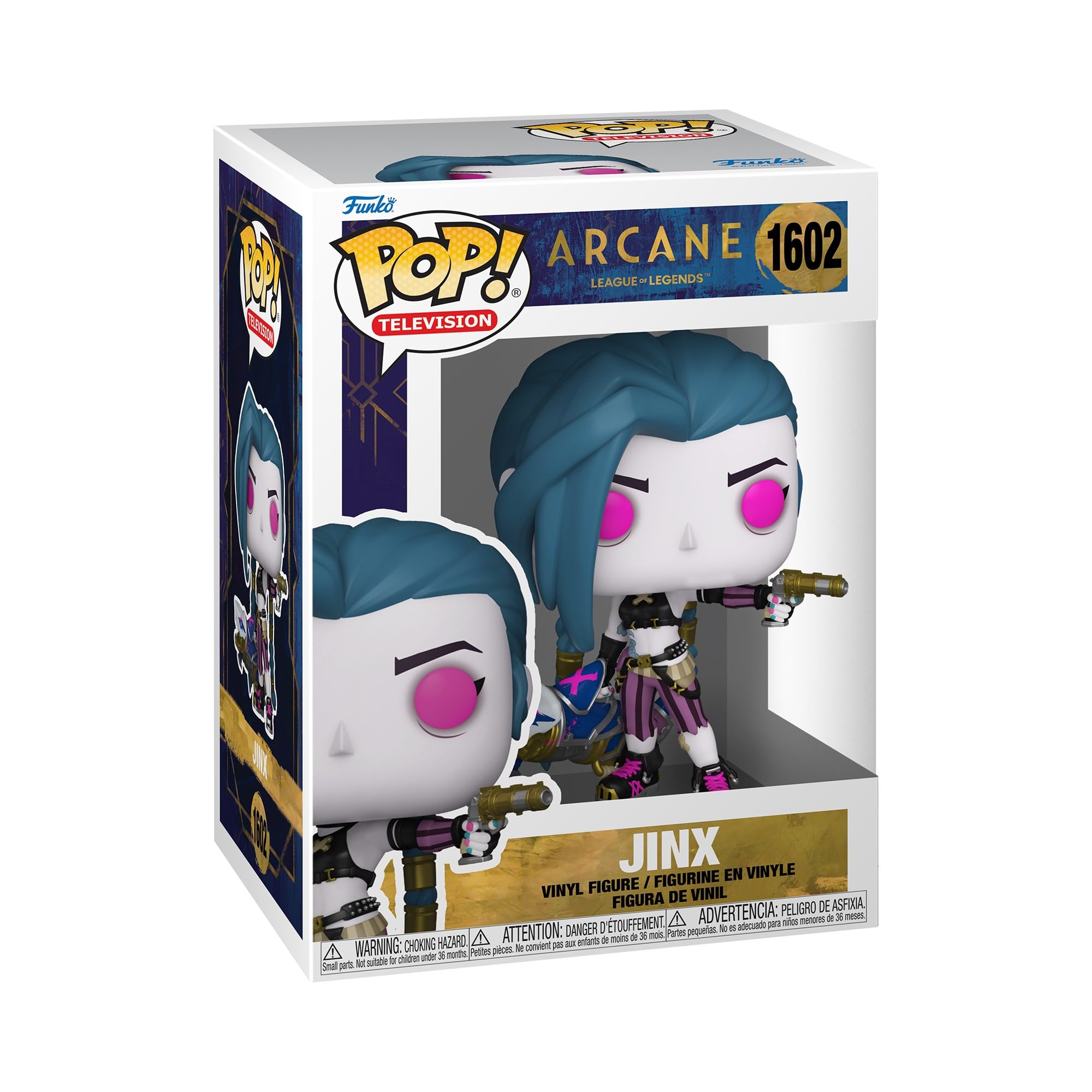 فیگور اکشن فانکو Arcane: زنگ بازی لیگ برتر Jinx! وینیل شکل #1602