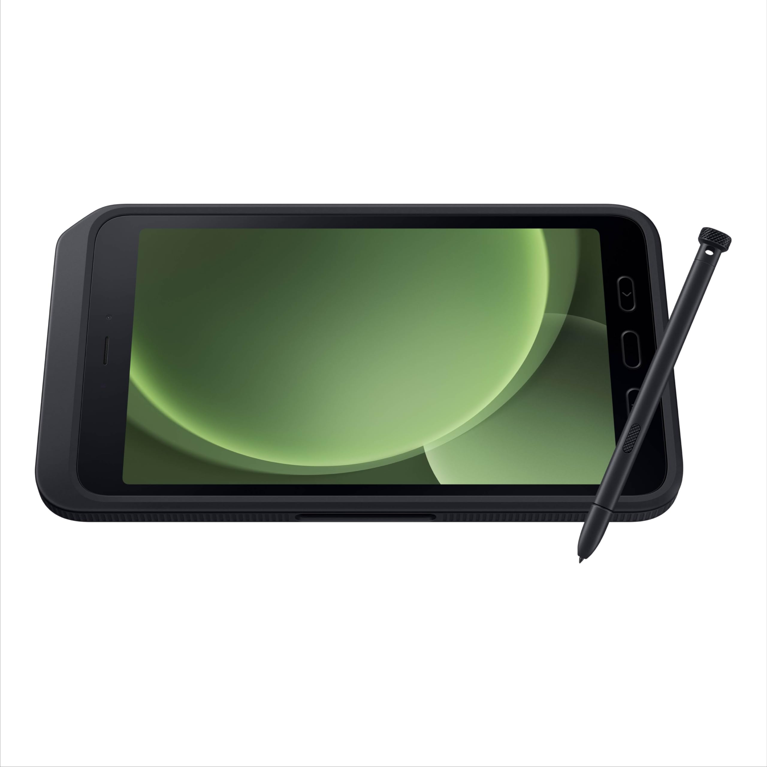 تبلت اندروید SAMSUNG Galaxy Tab Active5 5G LTE آنلاک شده 8 اینچ 128 گیگابایت برای کارهای صنعتی و میدانی، امنیت پیشرفته، طراحی مقاوم، نسخه ایالات متحده، 2024، SM-X307UZGAN14، مشکی سبز 128 گیگابایت با فناوری 5G