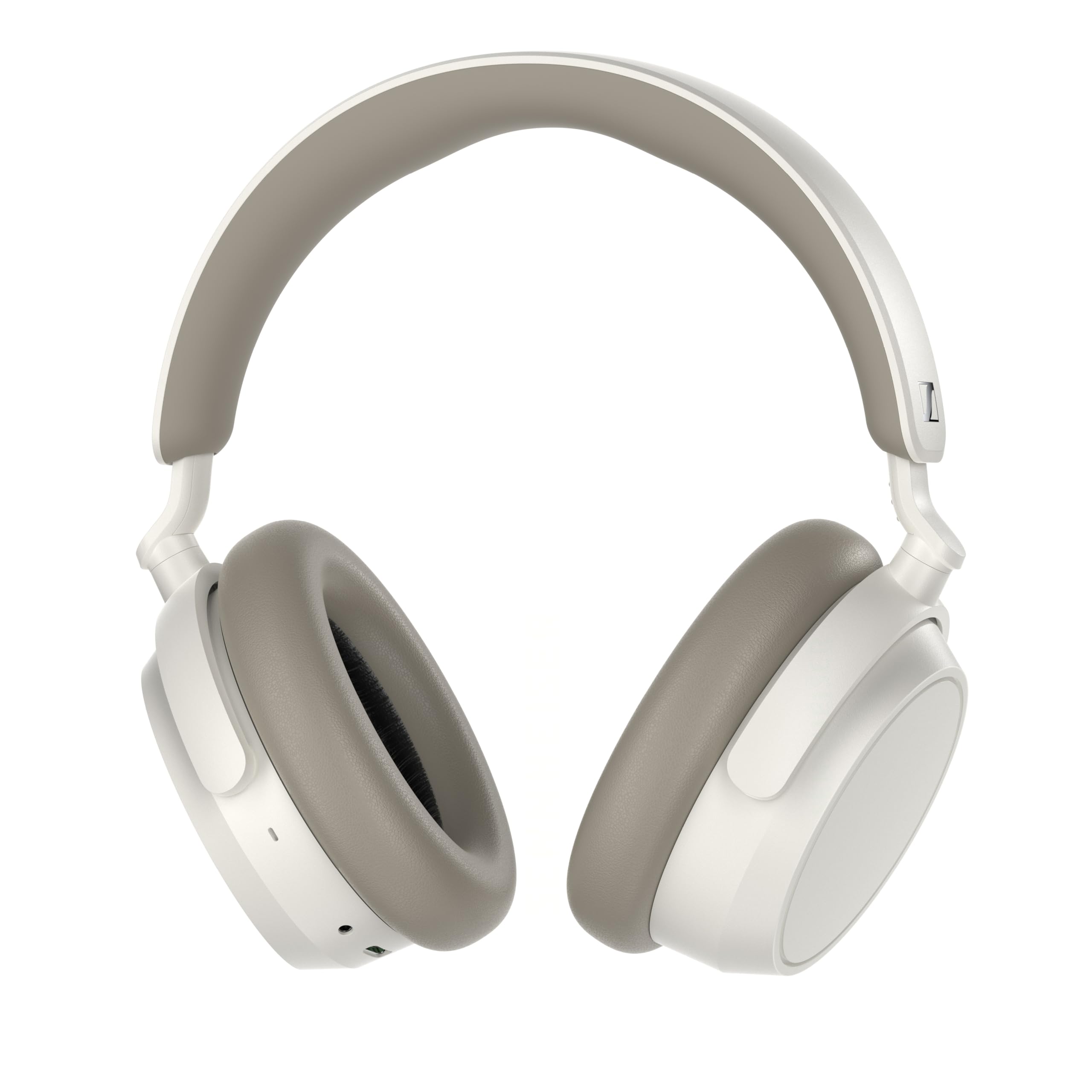 هدفون بلوتوث بی‌سیم Sennheiser Consumer Audio ACCENTUM Plus - قابلیت شارژ سریع، زمان پخش باتری 50 ساعته، سیستم کاهش نویز هیبریدی تطبیقی، شخصی‌سازی صدا، کنترل لمسی - سفید