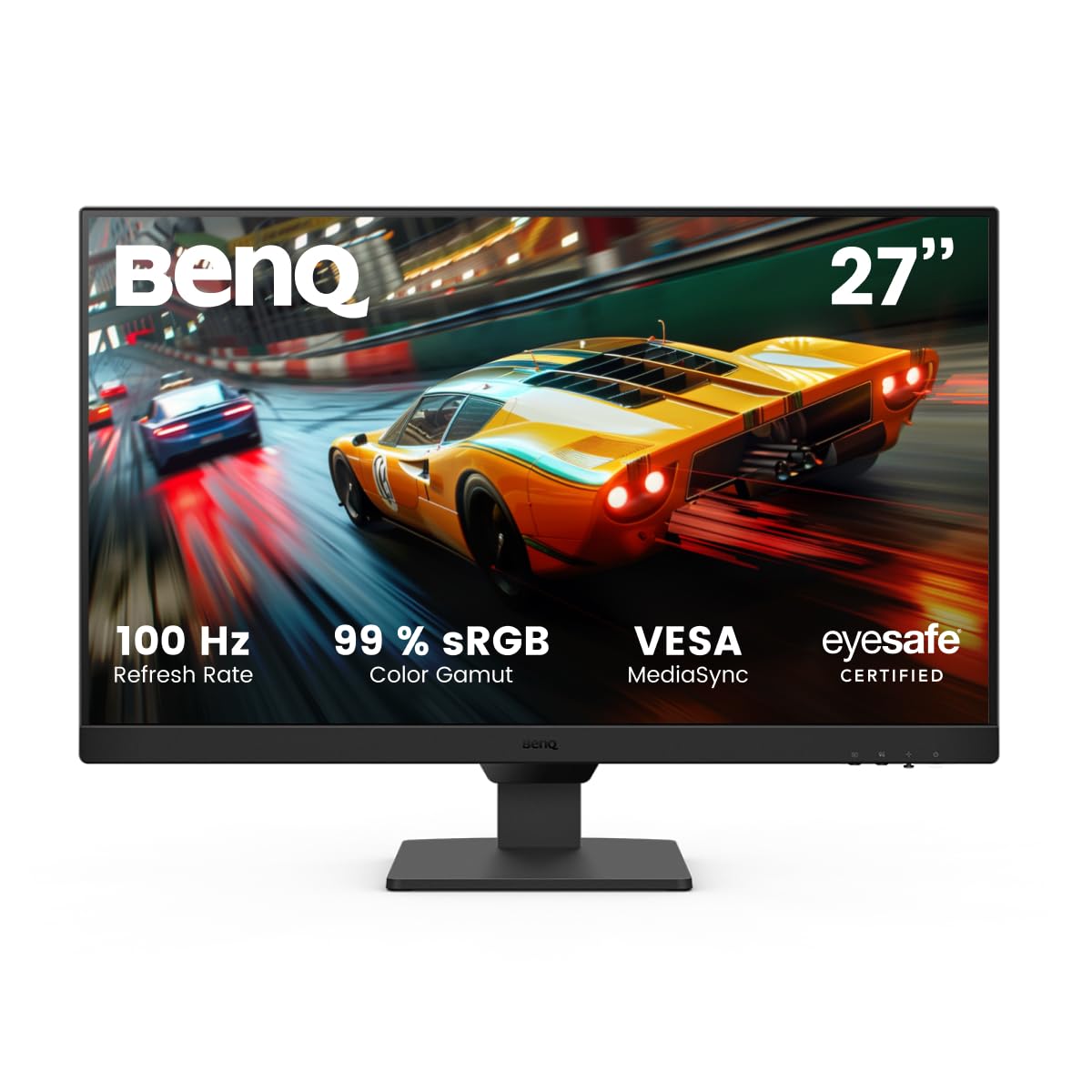 صفحه نمایش ۲۷ اینچی بن‌کی BenQ GW2790E، با نرخ تازه‌سازی 100 هرتز، کیفیت تصویر Full HD، فناوری IPS، محافظت از چشم، پورت‌های HDMI و DP