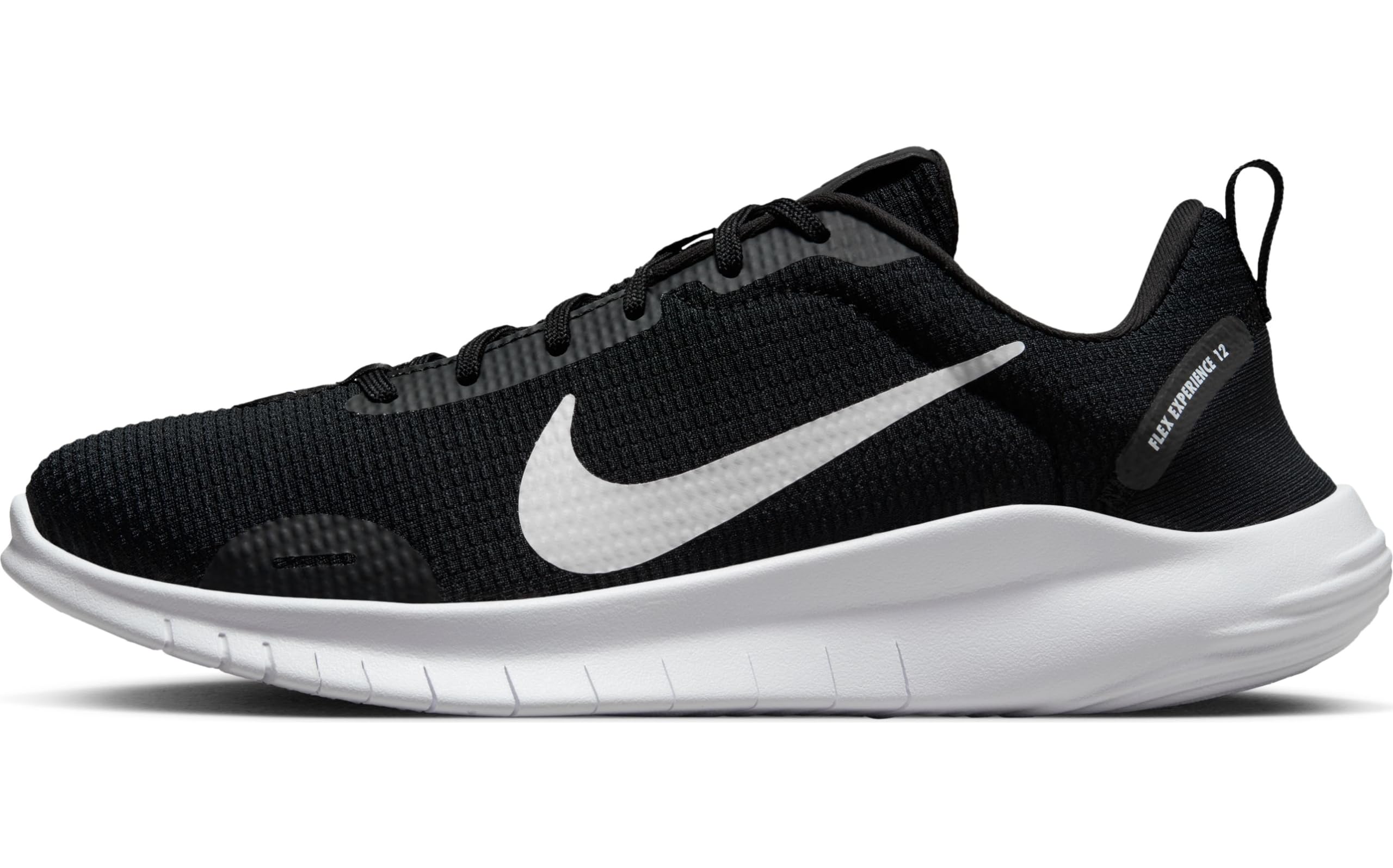 کفش زنانه با بند لیس Nike FLEX EXPERIENCE RN 12 ، 40.5 اوروپا ، رنگ سیاه / سفید-خاکستری تیره