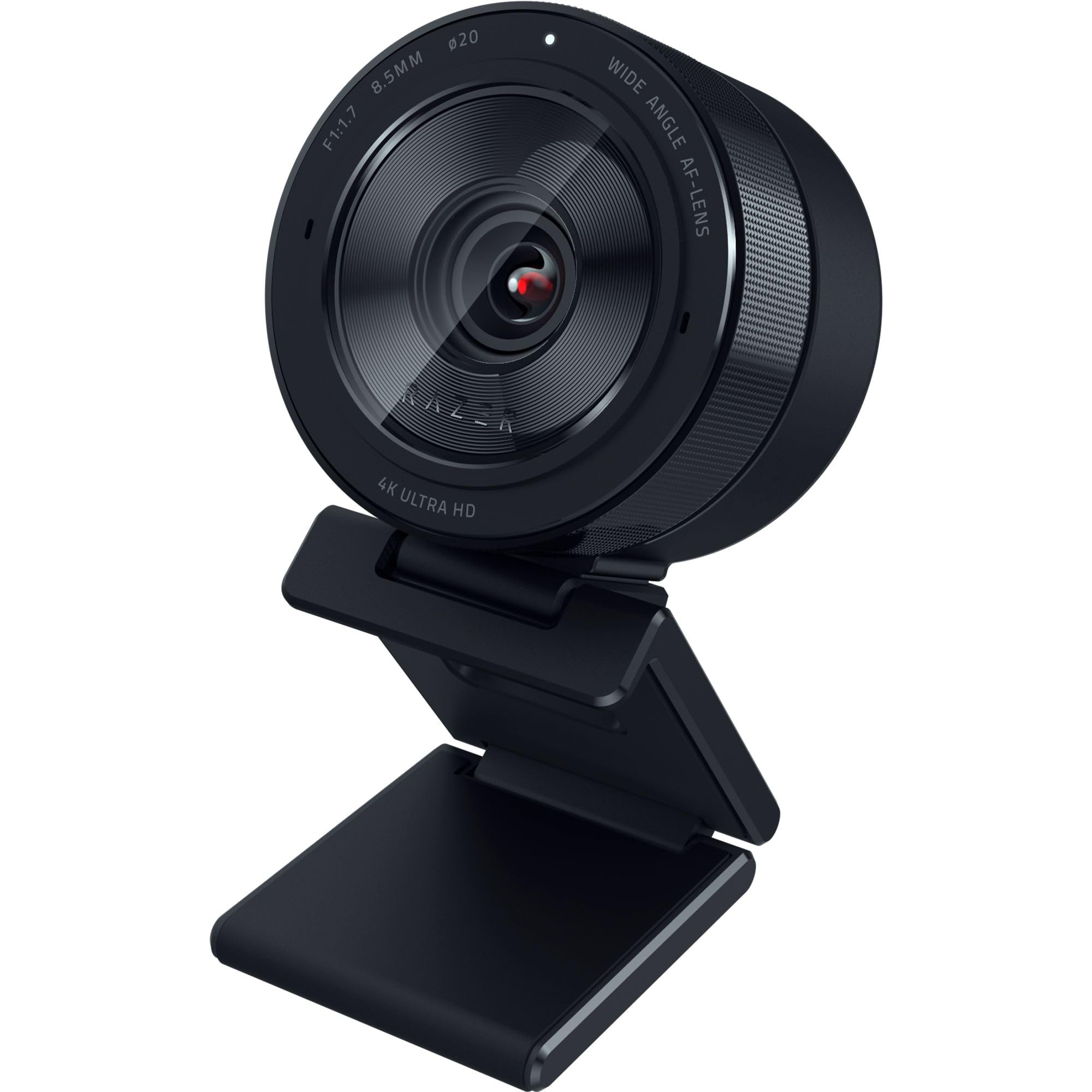 وب‌کم 4K اولترا Razer Kiyo Pro: حسگر بزرگ - اصلاح خودکار نور - میکروفون داخلی و شاتر - ایجاد محتوای حرفه‌ای، استریمینگ، بازی، تماس‌های ویدیویی - سازگار با OBS، Xsplit، کامپیوتر شخصی، Zoom، تیم‌ها