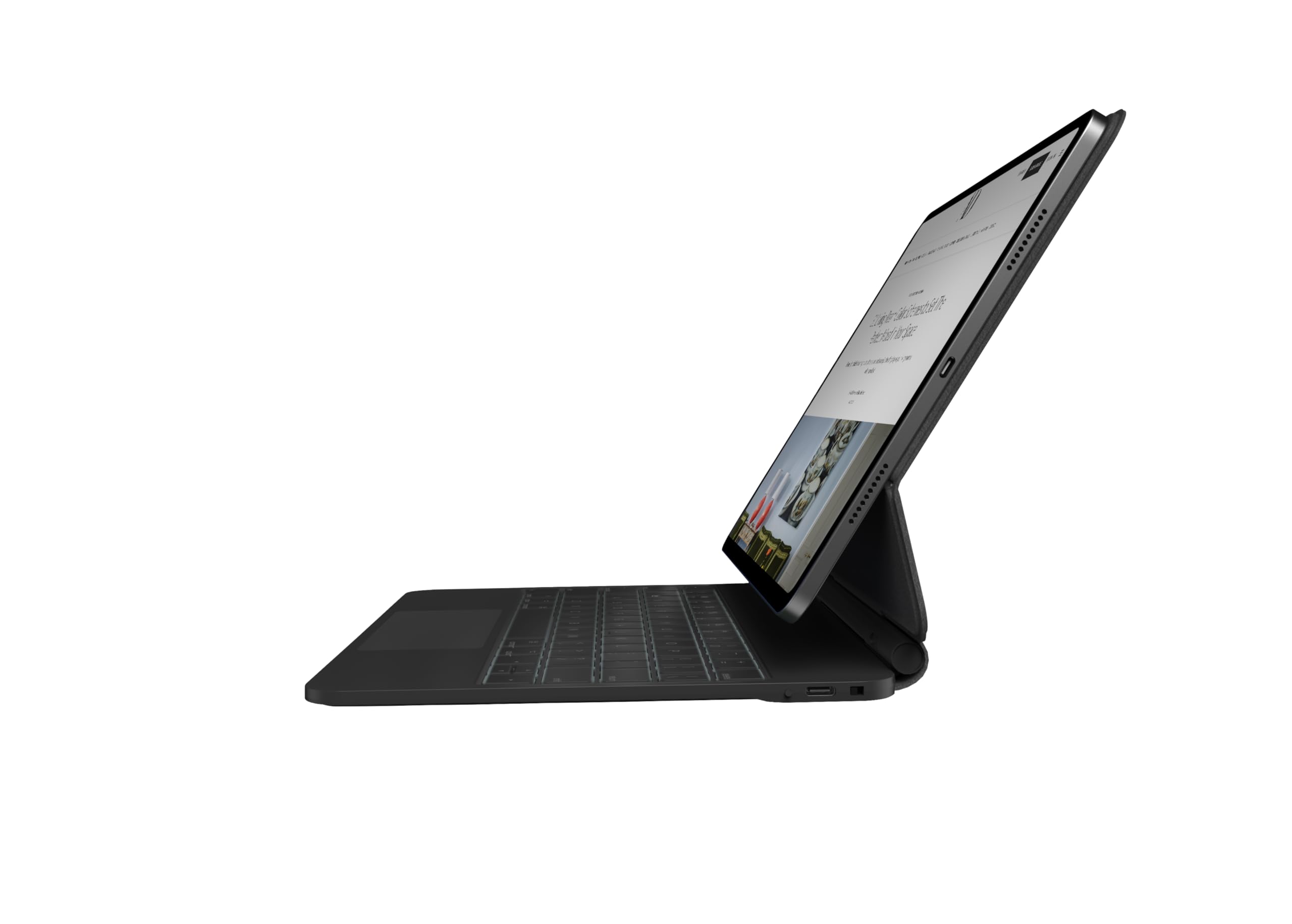 UNIQ بهترین طراحی را با Venno Slim و Compact Magnetic Folio با یک کیبورد بلوتوث یکپارچه (برای iPad) سیاه عرضه می‌کند.