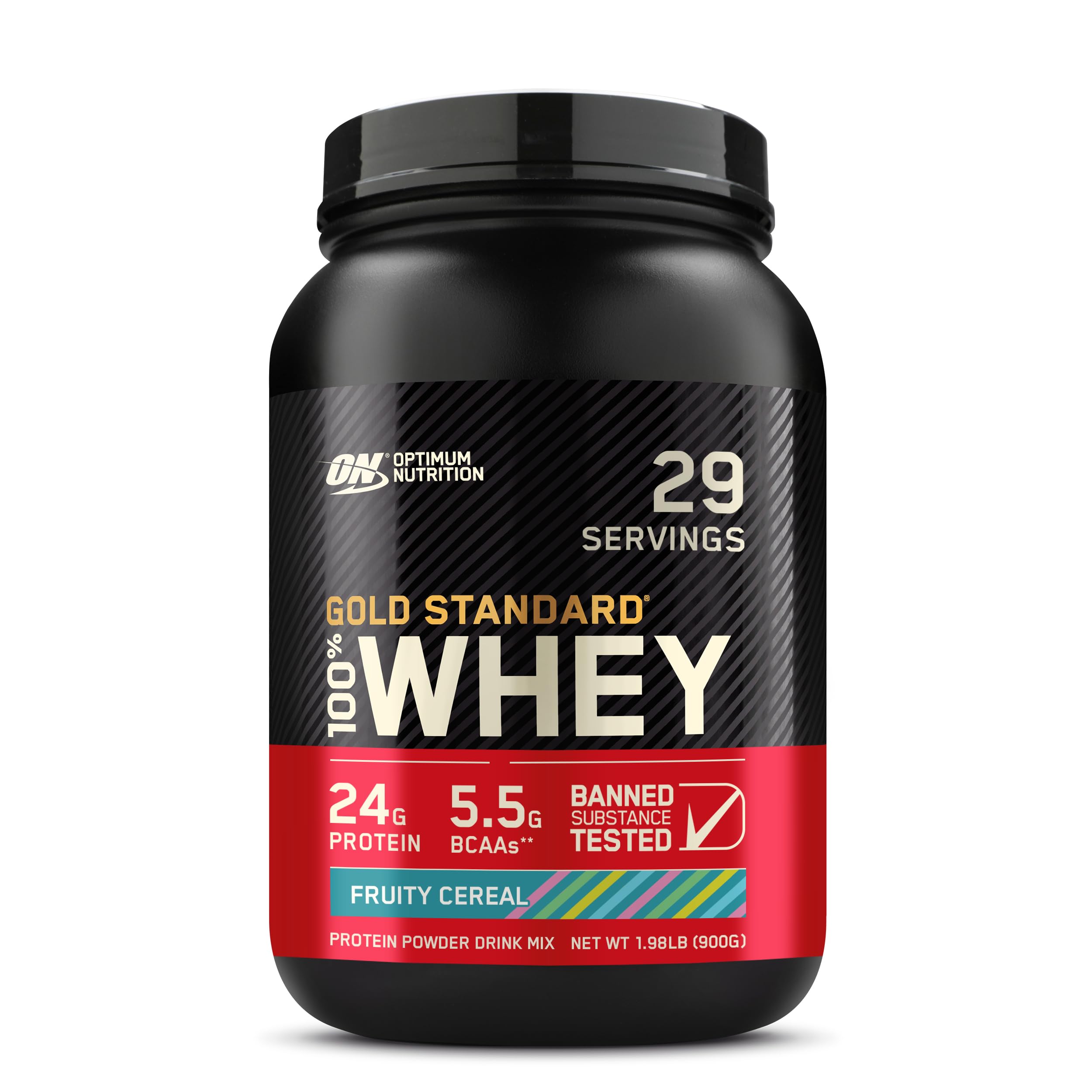 پروتئین وی پرفورمنس 100 درصد Optimum Nutrition  (32 اونس)، طعم صبحانه میوه‌ای (32 اونس)