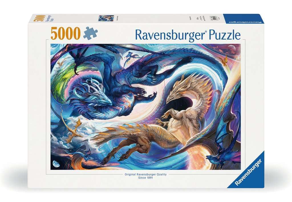 Ravensburger - Puzzle Dragon Day and Night - 5000 dielov