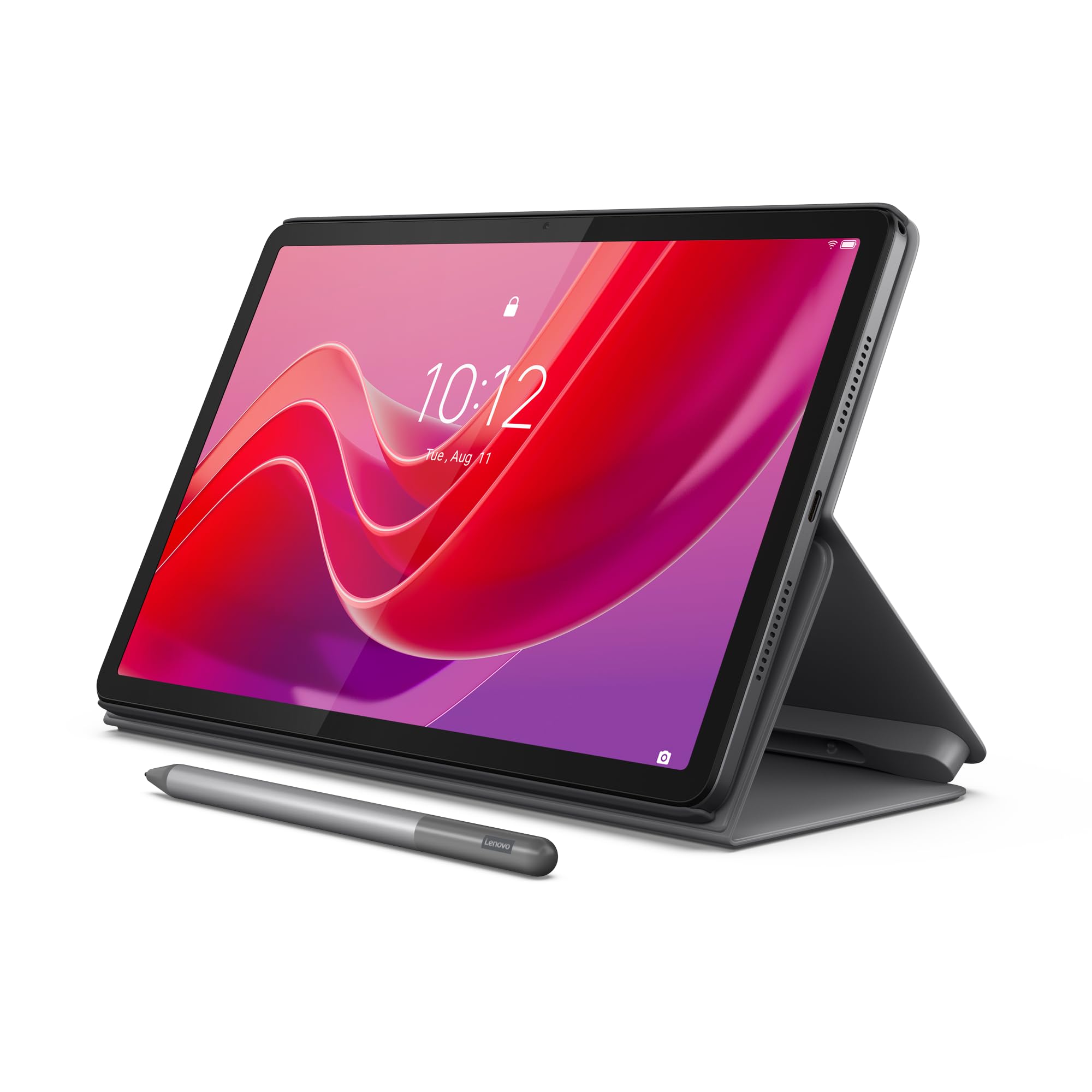 لنوو تب ام ۱۱ با کیس فولیو و قلم،نمایشگر لمسی ۱۱ اینچی WUXGA (1920x1200) IPS 400nits Anti-fingerprint 90Hz، پردازنده MediaTek Helio G88، ۴ گیگابایت رم، ۱۲۸ گیگابایت حافظه داخلی، اندروید ۱۳ - [ZADA0189AE]