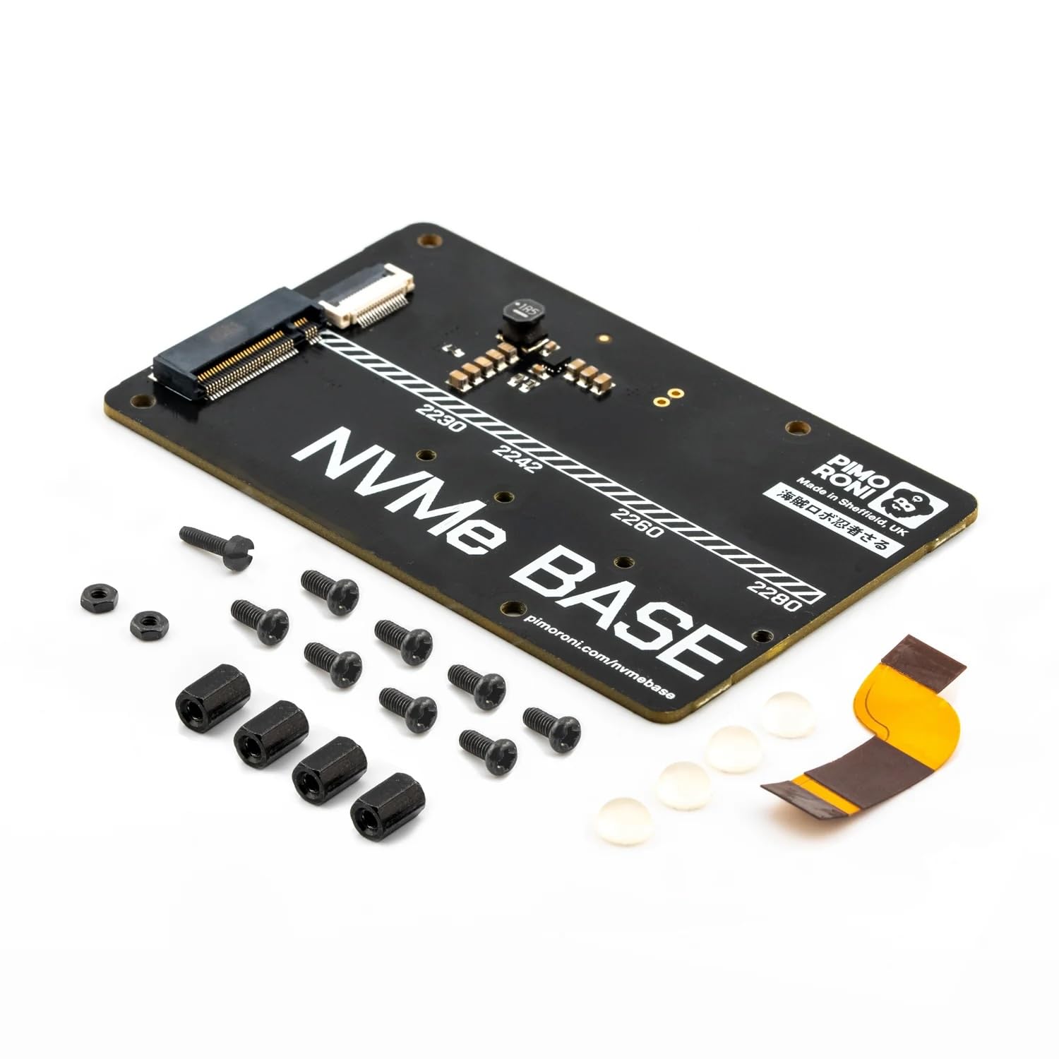 پیس‌آر NVMe بیس (M.2 2230، 2242، 2260 و 2280) SSD PCIe برای Raspberry Pi 5 (تا 800MB/s!)