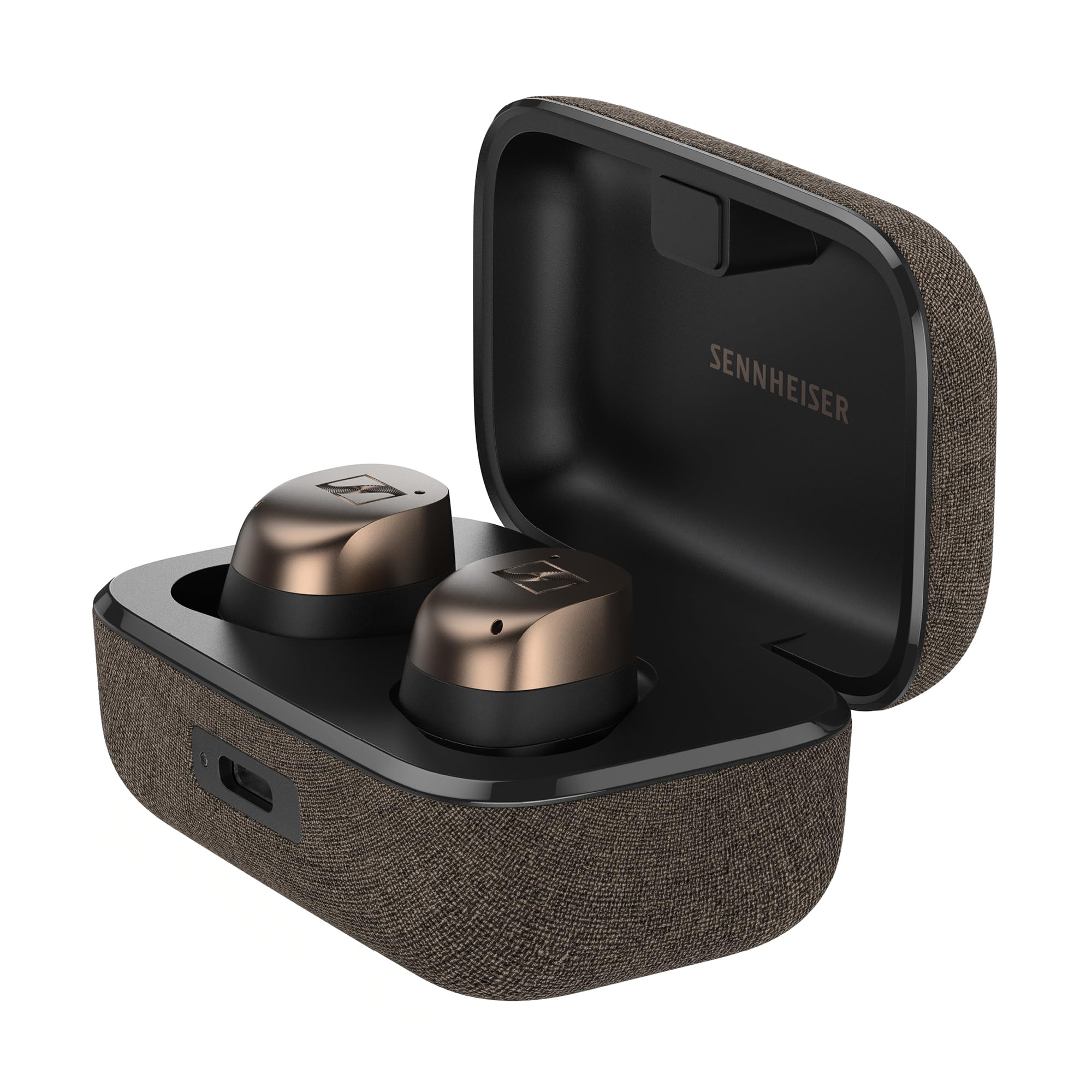 هندزفری هوشمند Sennheiser Consumer Audio MOMENTUM True Wireless 4 با بلوتوث 5.3، صدای واضح، طراحی راحت، عمر باتری ۳۰ ساعته، سیستم کنترل صداهای محیطی تطبیقی، اتصال بی‌سیم کیفیت بالا LE و Auracast - مسیقی سیاه