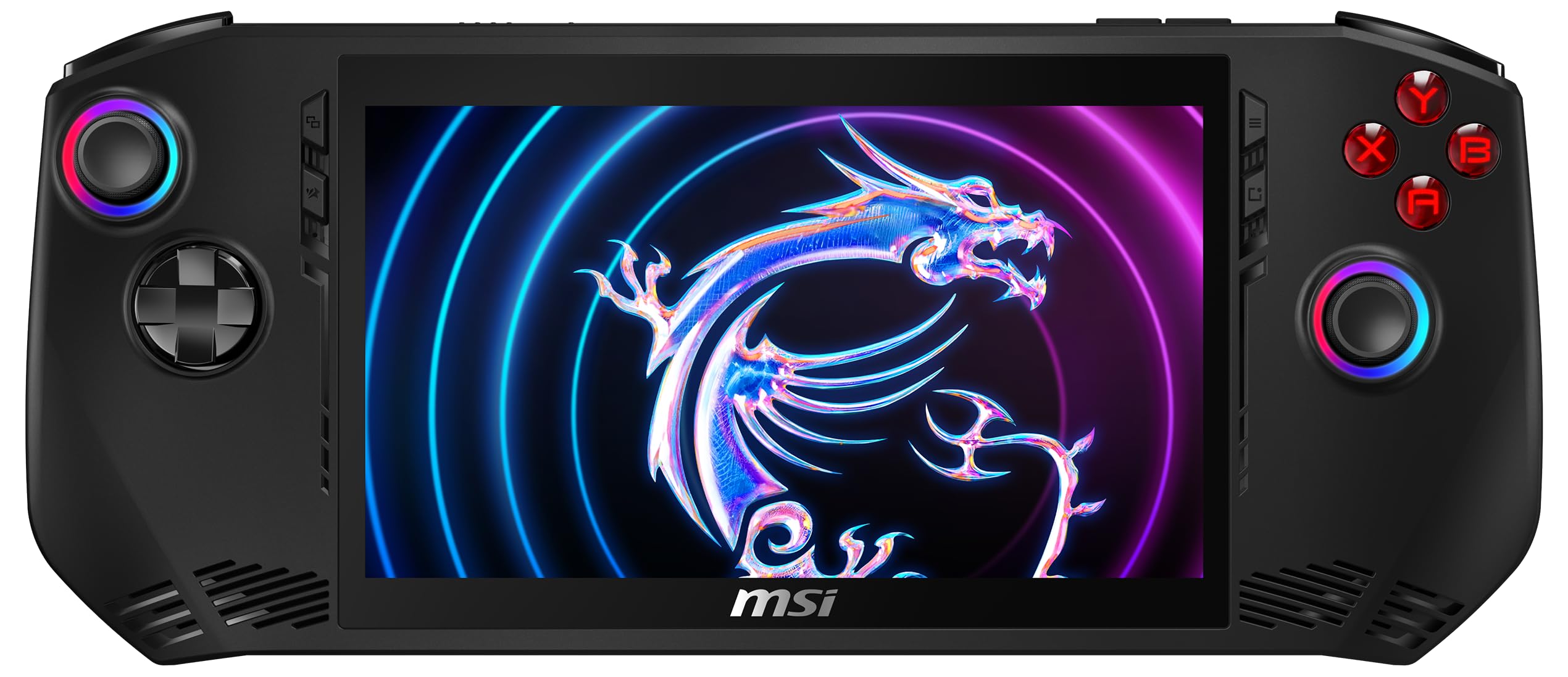 MSI Claw A1M-036 گیمینگ هندهلد، نمایشگر IPS 120Hz FHD 7 اینچ، پردازنده اینتل کور الترا 5 135H، رم 16 گیگابایت، حافظه داخلی SSD 512 گیگابایت، گرافیک اینتل آرک، ویندوز ۱۱ هوم، رنگ مشکی