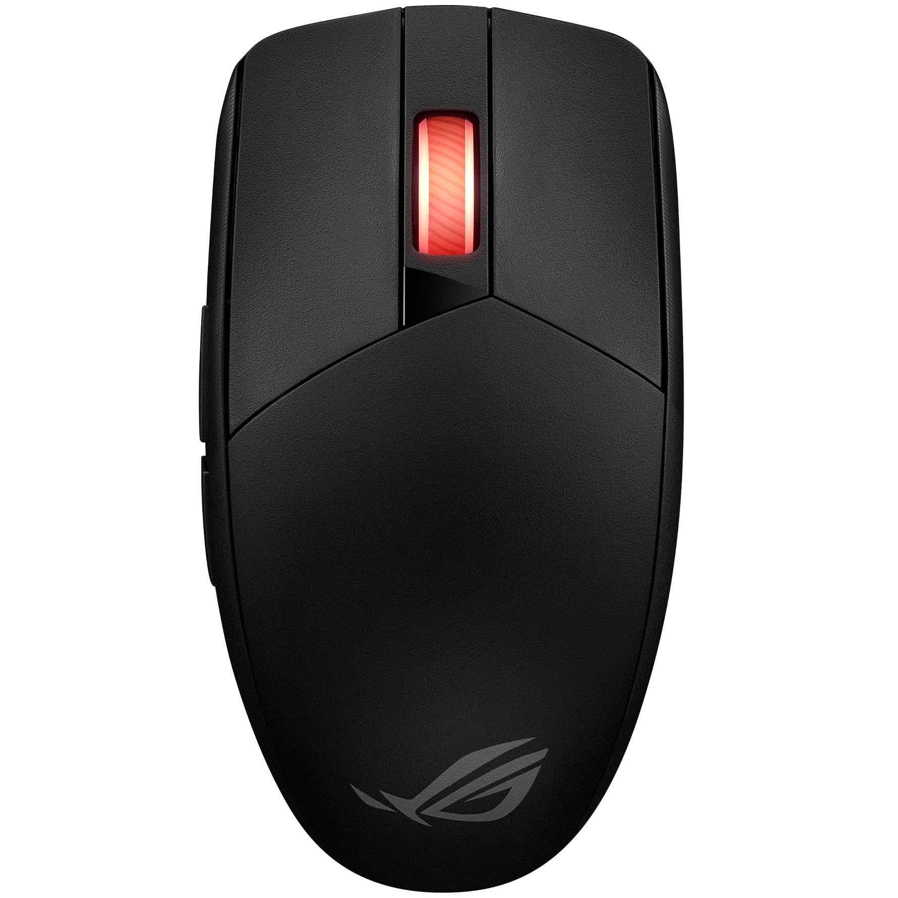 ماوس بازی بی‌سیم Asus ROG Strix Impact III، سبک با وزن 57 گرم، حسگر 36K DPI، بلوتوث و 2.4 گیگاهرتز RF، ROG SpeedNova، عمر باتری تا 618 ساعت، سوییچ‌های قابل تعویض، گیرنده بی‌سیم ROG Omni، مشکی قابل حمل.