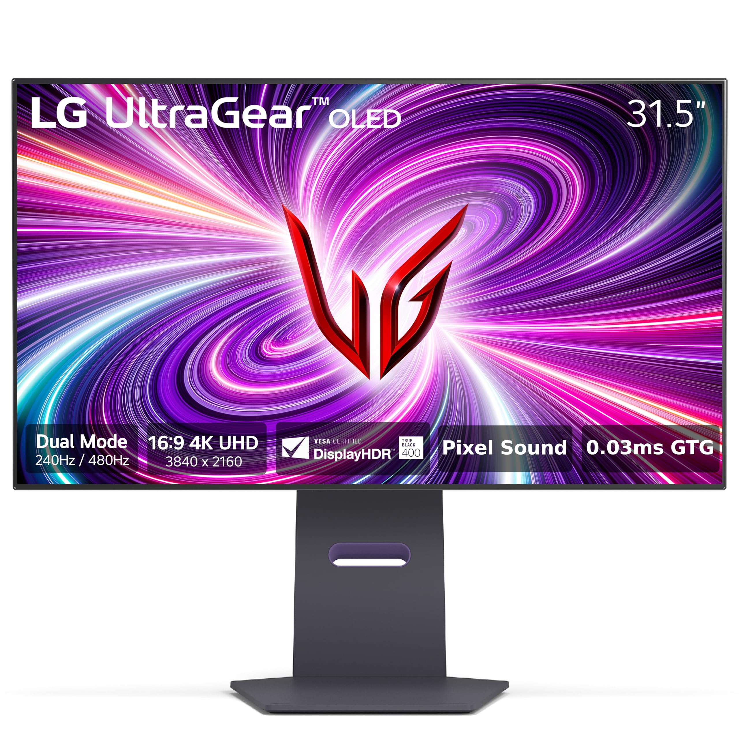 مانیتور بازی ال‌جی 27 اینچ Ultragear OLED QHD با فرکانس 240Hz و زمان پاسخ‌دهی 0.03 میلی‌ثانیه و سازگار با nVIDIA G-SYNC 27 اینچ