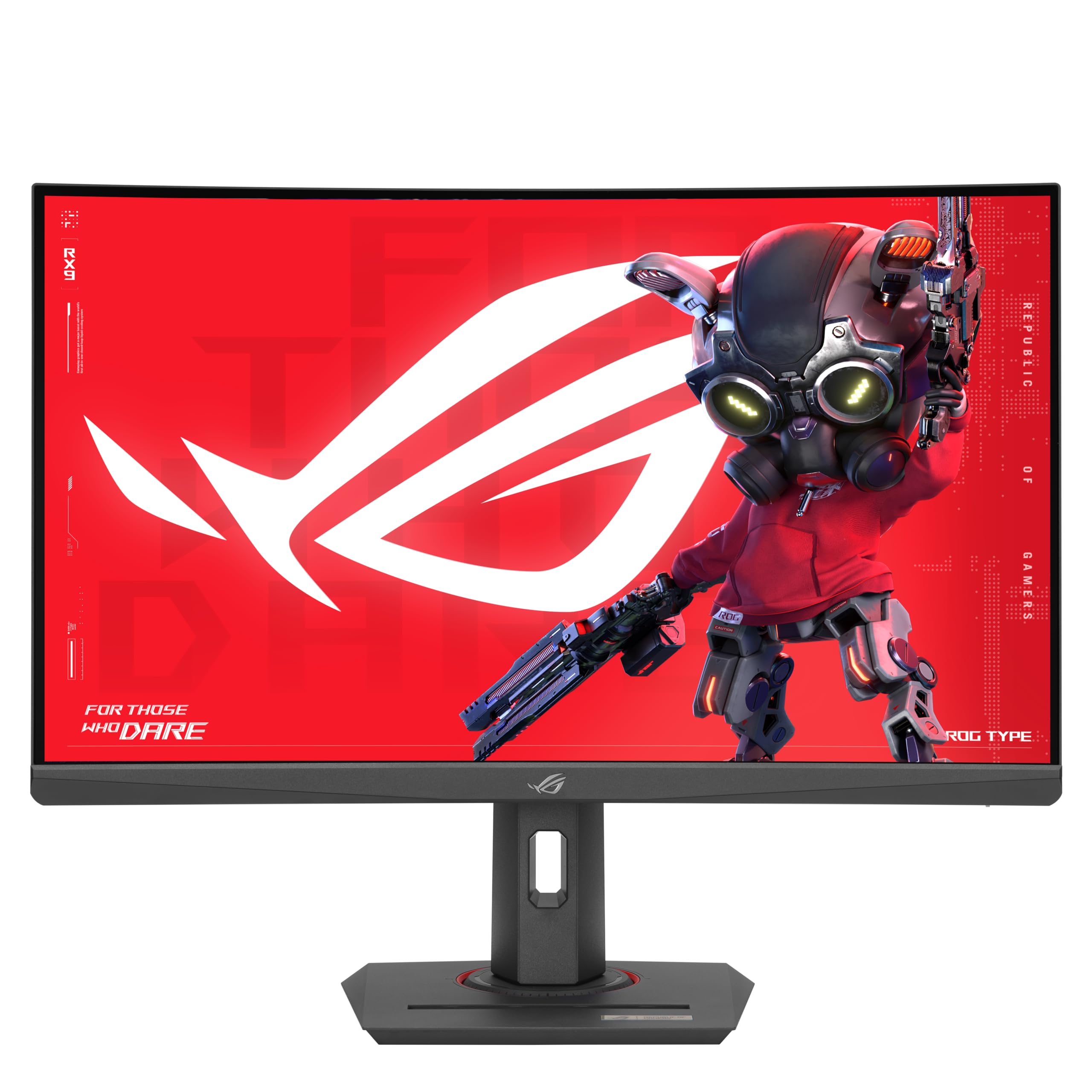 مانیتور بازی ASUS ROG Strix 27 اینچ 1440P HDR400 USB-C منحنی (XG27WCS) - QHD (2560 × 1440) ، 180Hz، 1ms، VA سریع، 125٪ sRGB، DCI-P3 95٪، ELMB Sync، FreeSync، DisplayWidget، سوکت ترایپاد، ضمانت 3 ساله