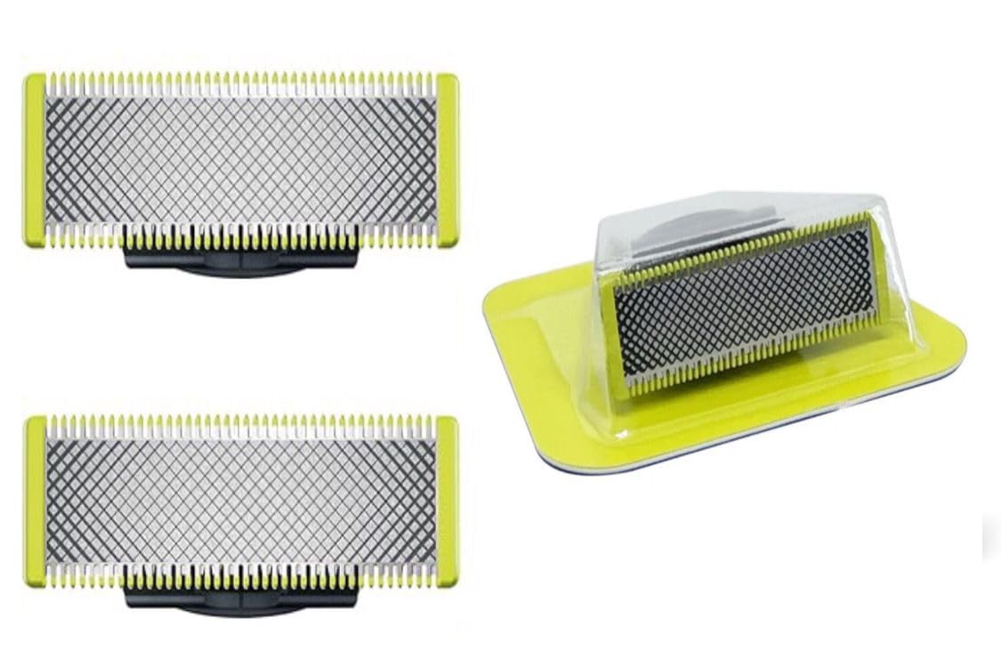 2 عدد تیغ جایگزین برای تیغ One Blade QP210 QP220 QP230 QP2520 QP2530 QP2527 QP2533 QP2630 QP6520 تراش برقی هیبریدی (تقلید نشده - کیفیت خوبی دارد) 2 عدد