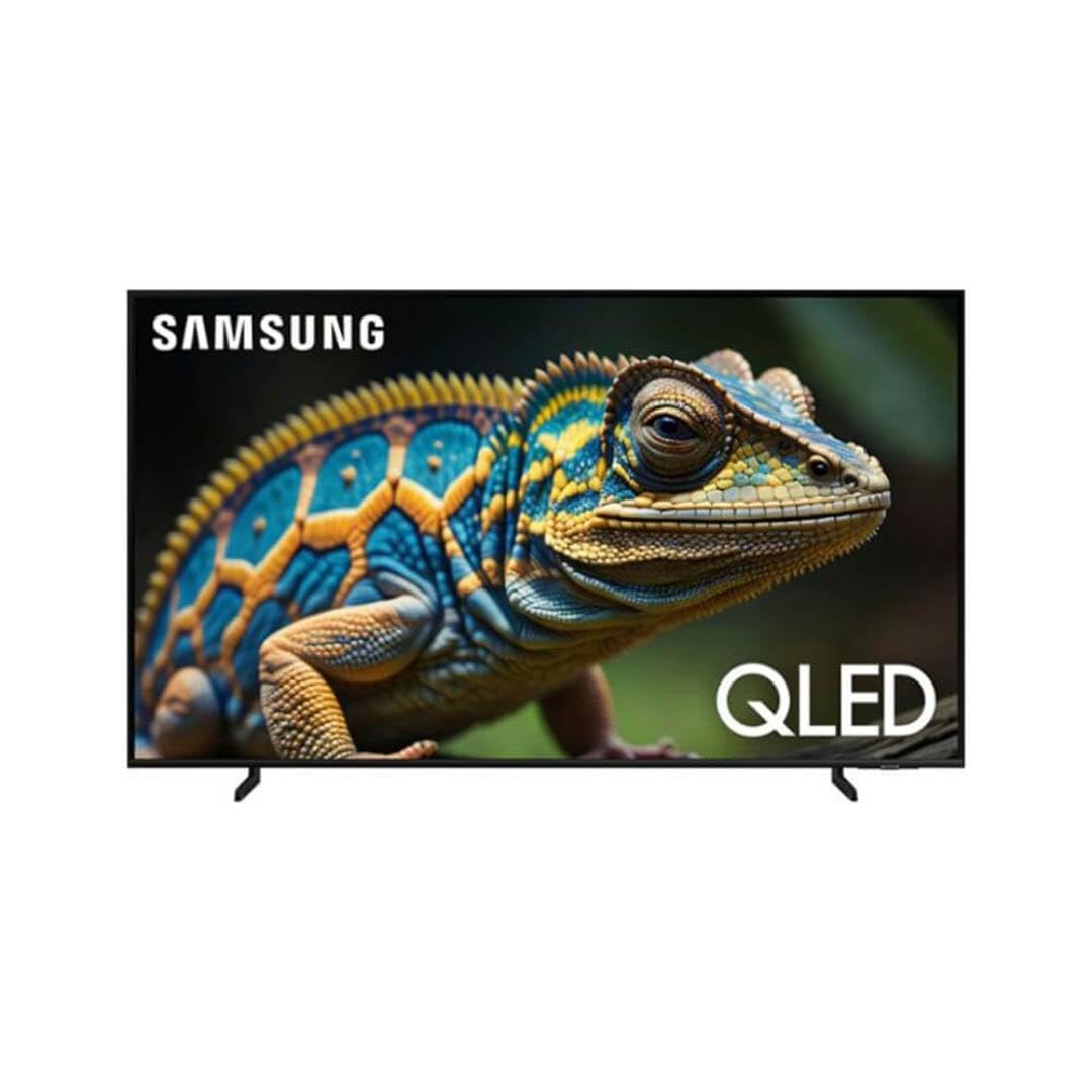 تلویزیون هوشمند SAMSUNG کلاس QLED سری Q60D با رزولوشن 4K، فناوری Quantum HDR، صدای پیگیری شیء لایت، Motion Xcelerator، طراحی باریک، Gaming Hub، Alexa داخلی (مدل QN32Q60D، مدل 2024)